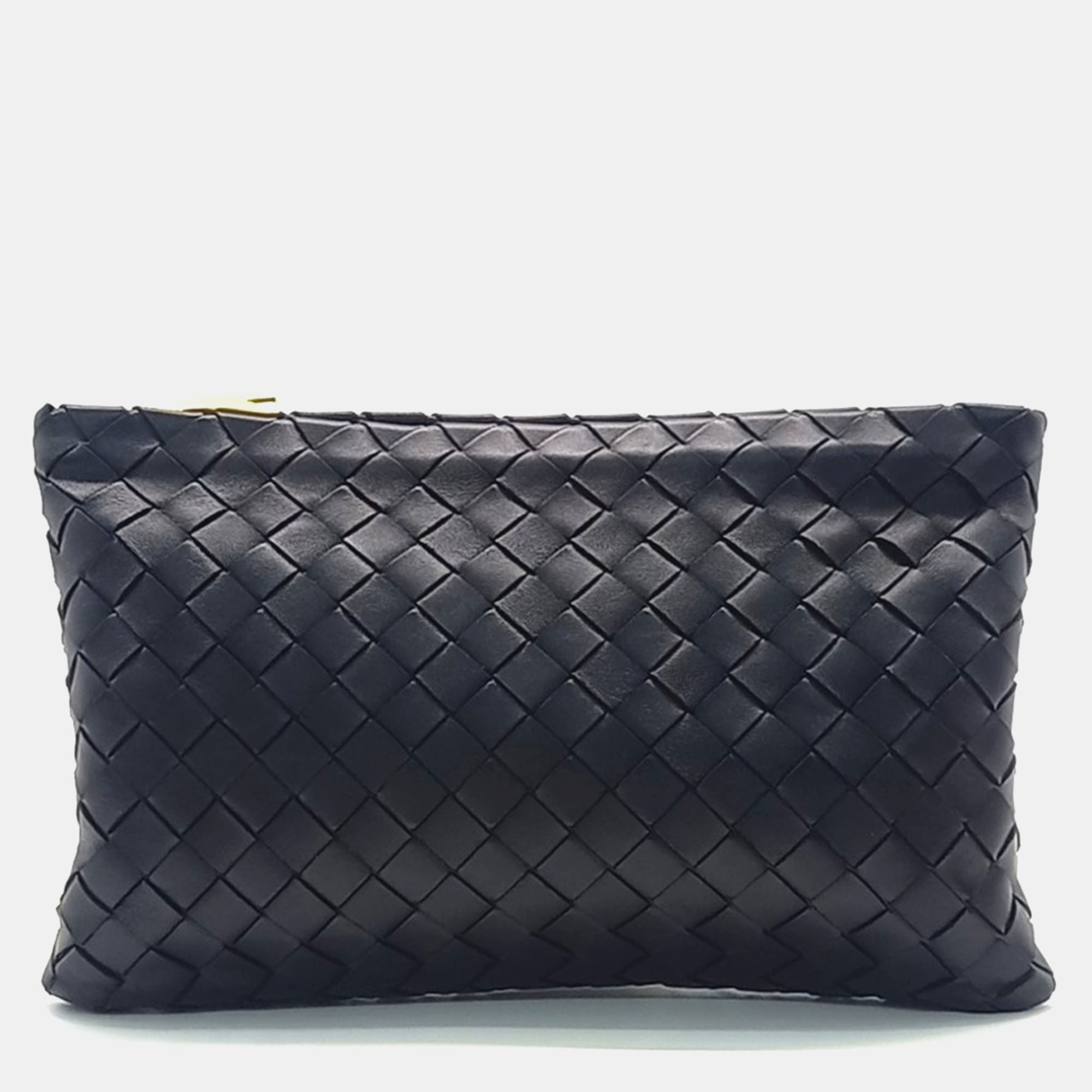 

Bottega Veneta Mesh Clutch Bag, Black