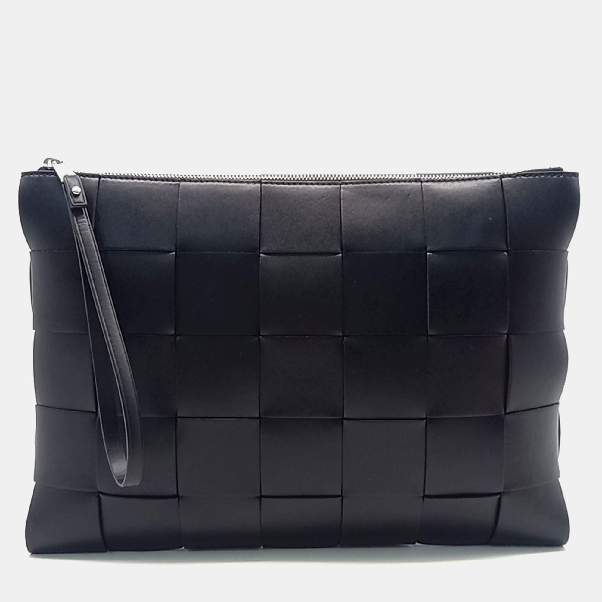 

Bottega Veneta Mesh Clutch Bag, Black