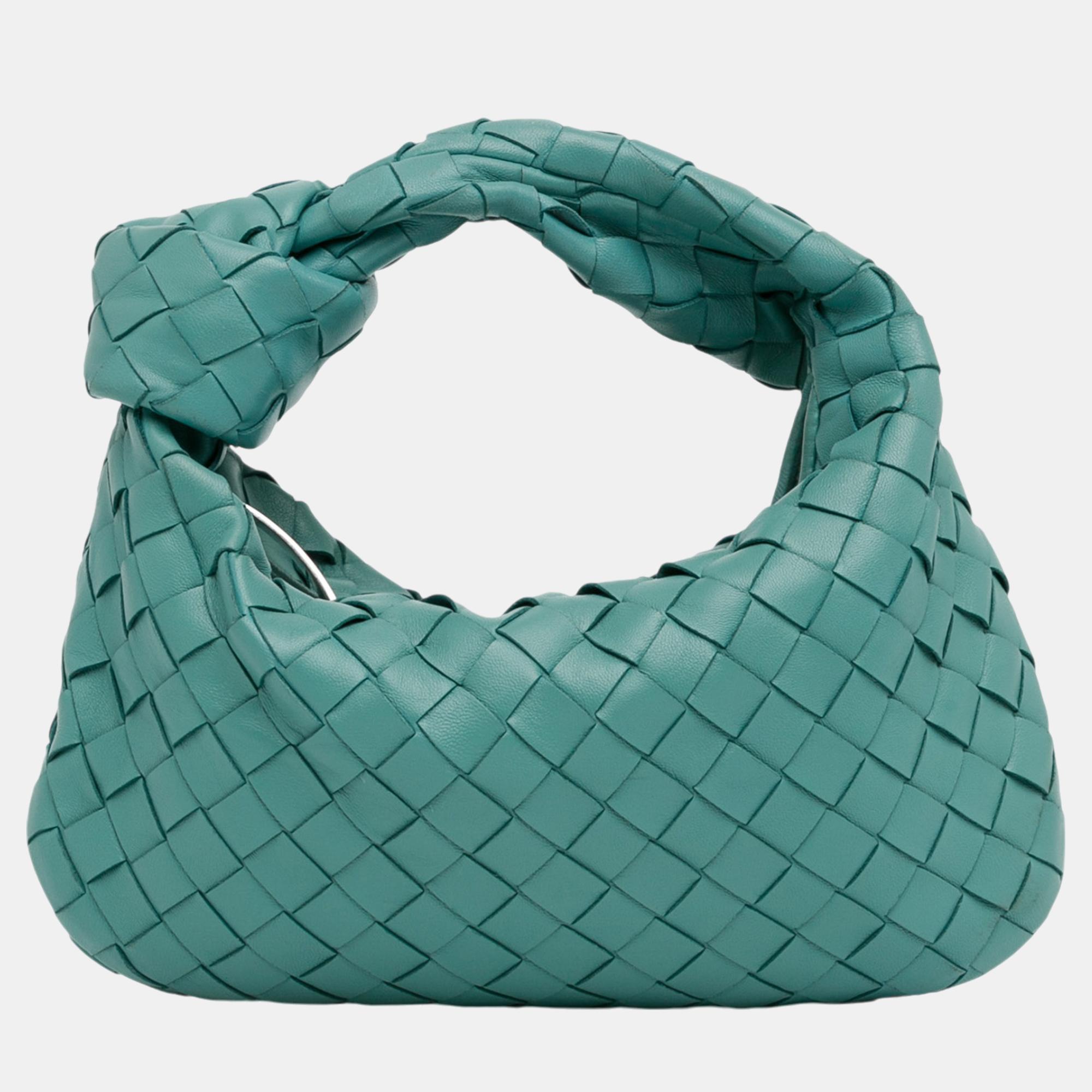 

Bottega Veneta Blue Mini Intrecciato Jodie