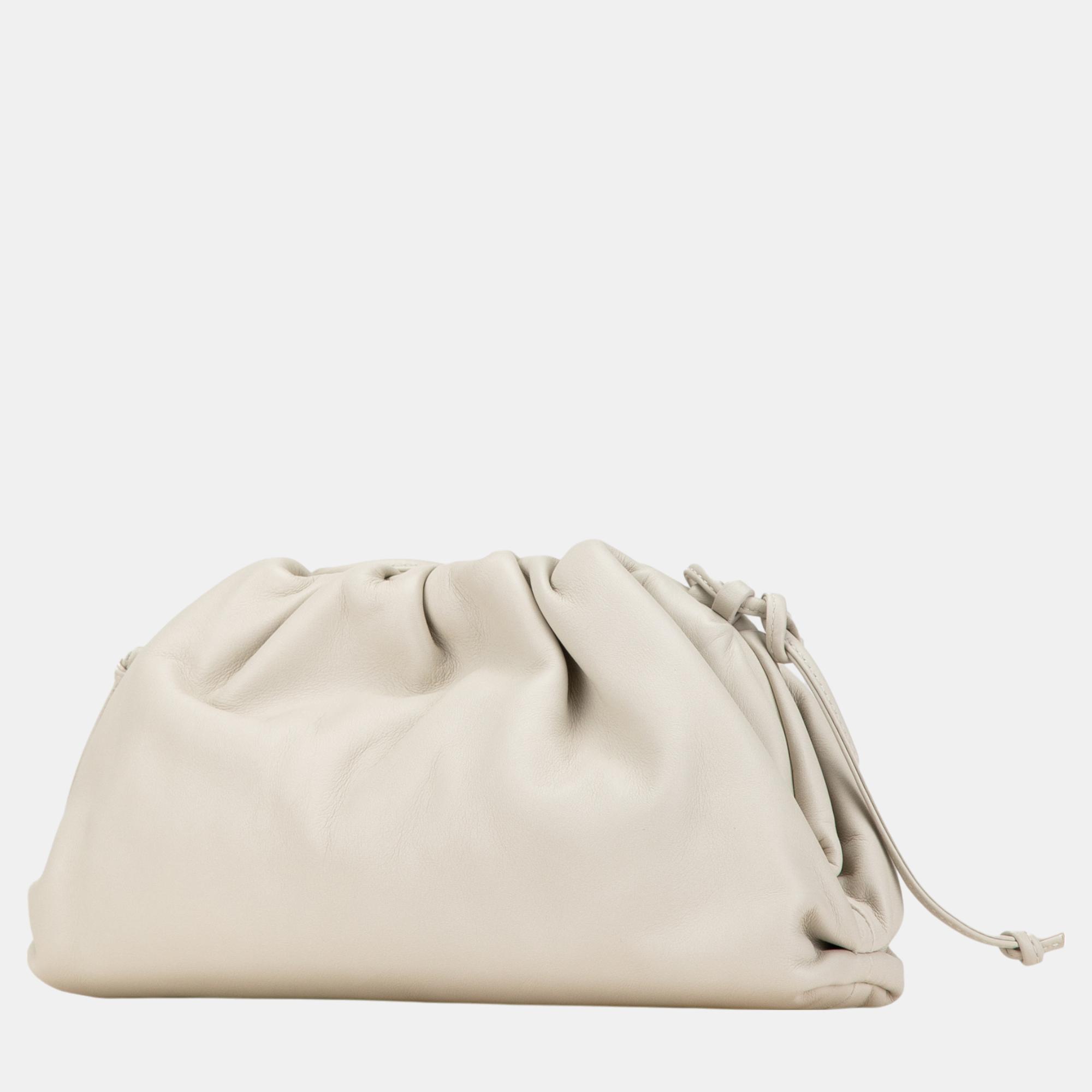 

Bottega Veneta The Mini Pouch, White