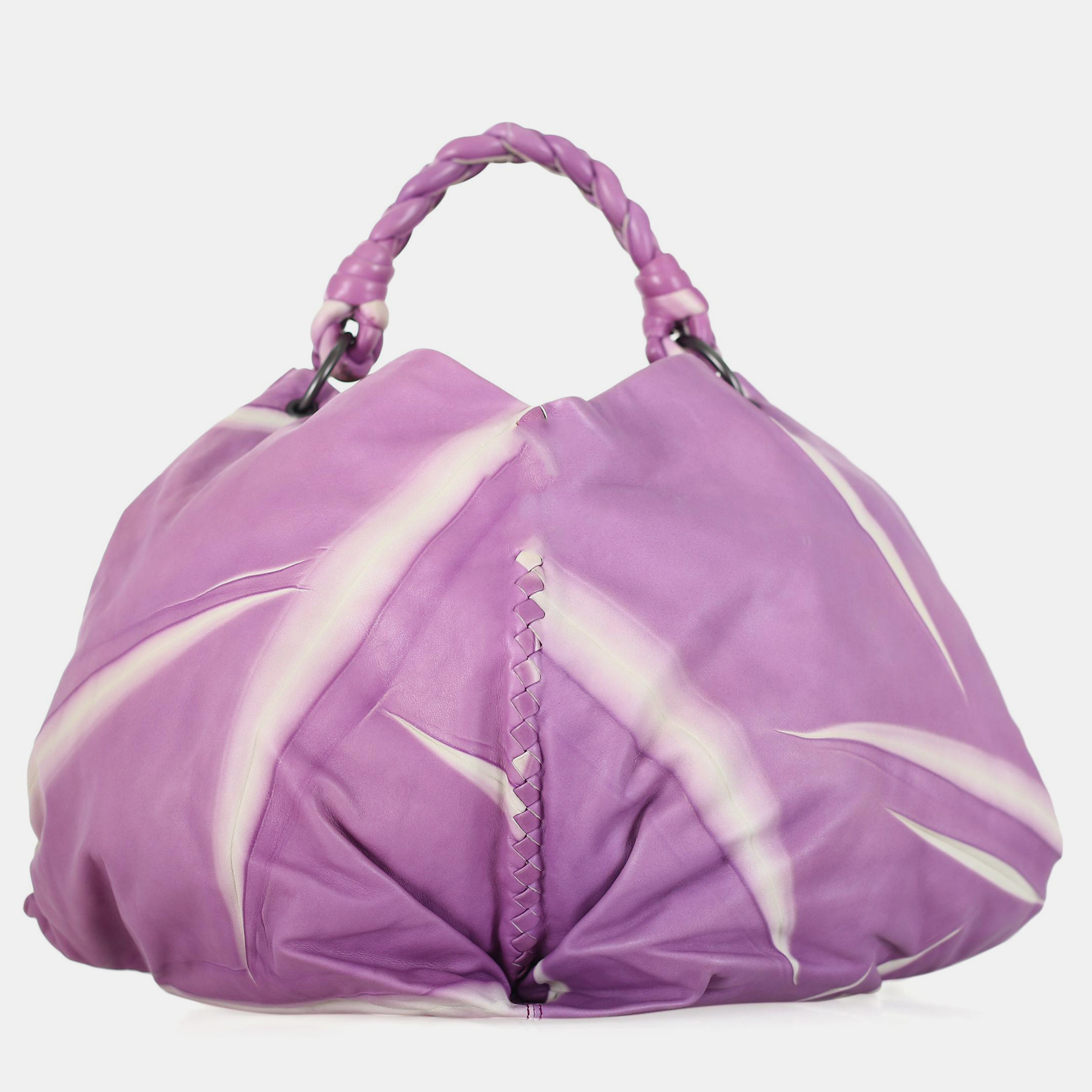 

Bottega Veneta Braided Hobo Bag, Purple