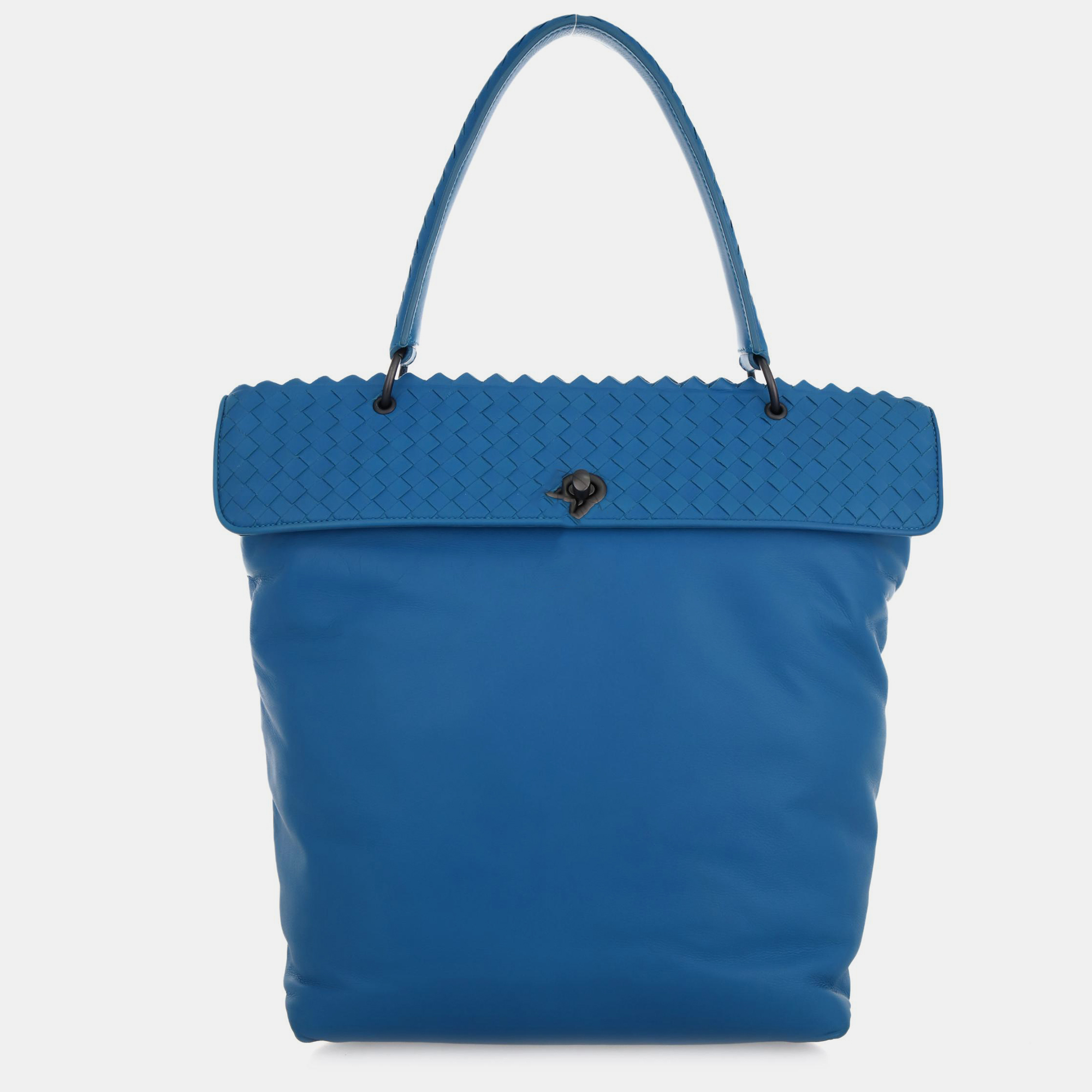 

Bottega Veneta Tiina Woven Tote Bag, Blue