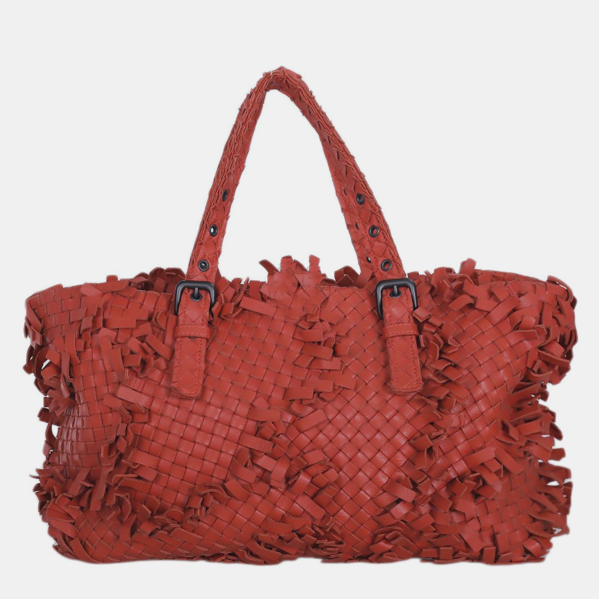 

Bottega Veneta Nappa Fringe Tote Bag, Orange