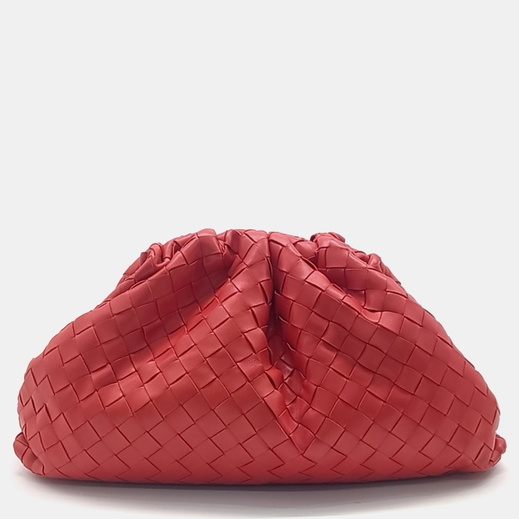 

Bottega Veneta Mash Butter Calf Pouch, Red