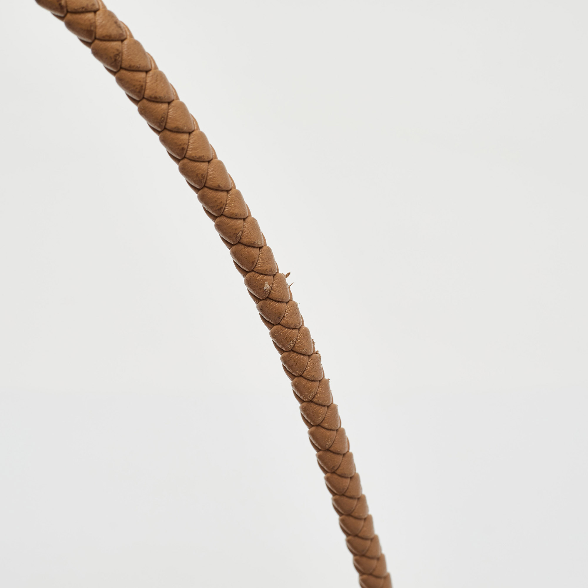 Bottega Veneta Sand Brown Intrecciato Leather Shoulder Bag 