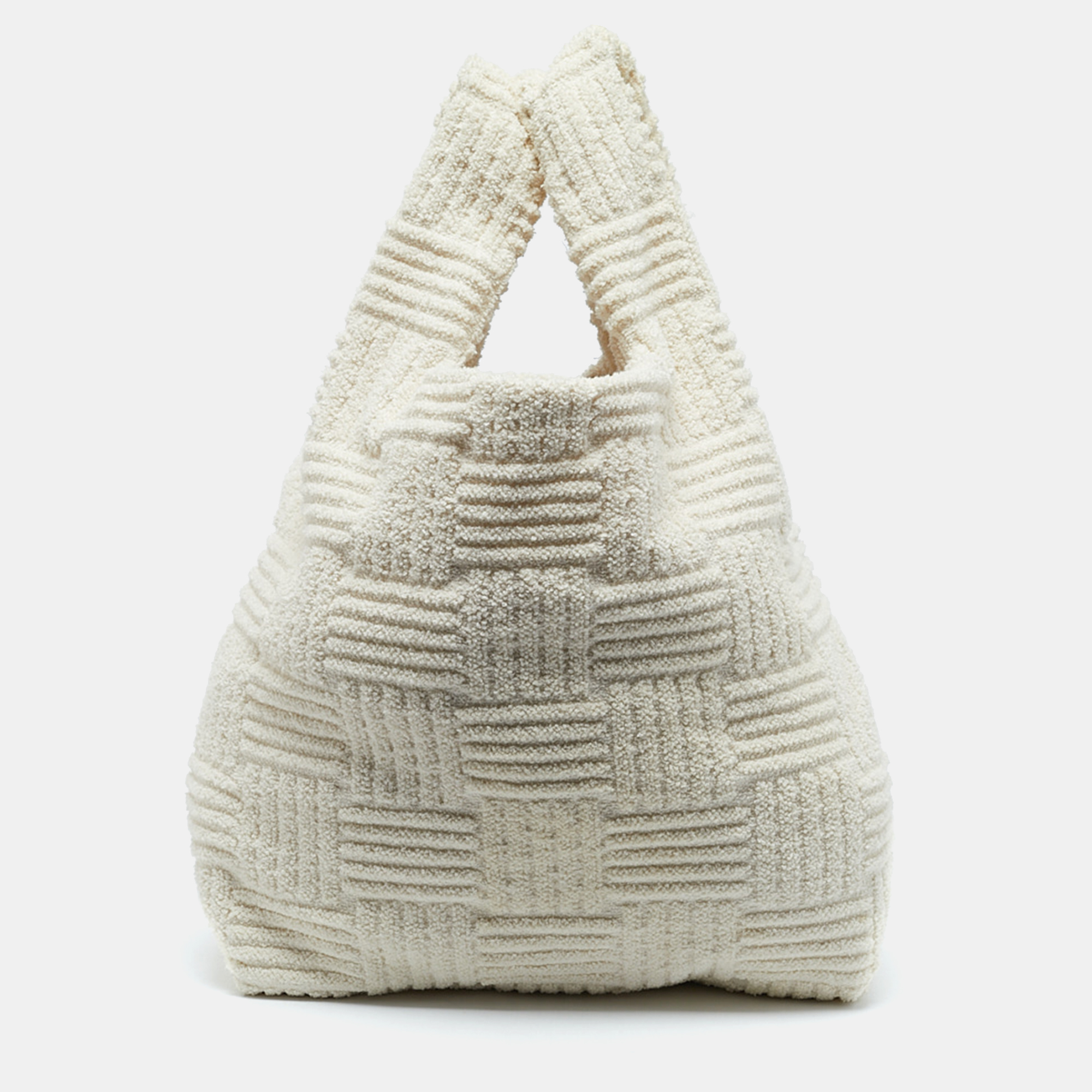 

Bottega Veneta Off White Terrycloth Tote