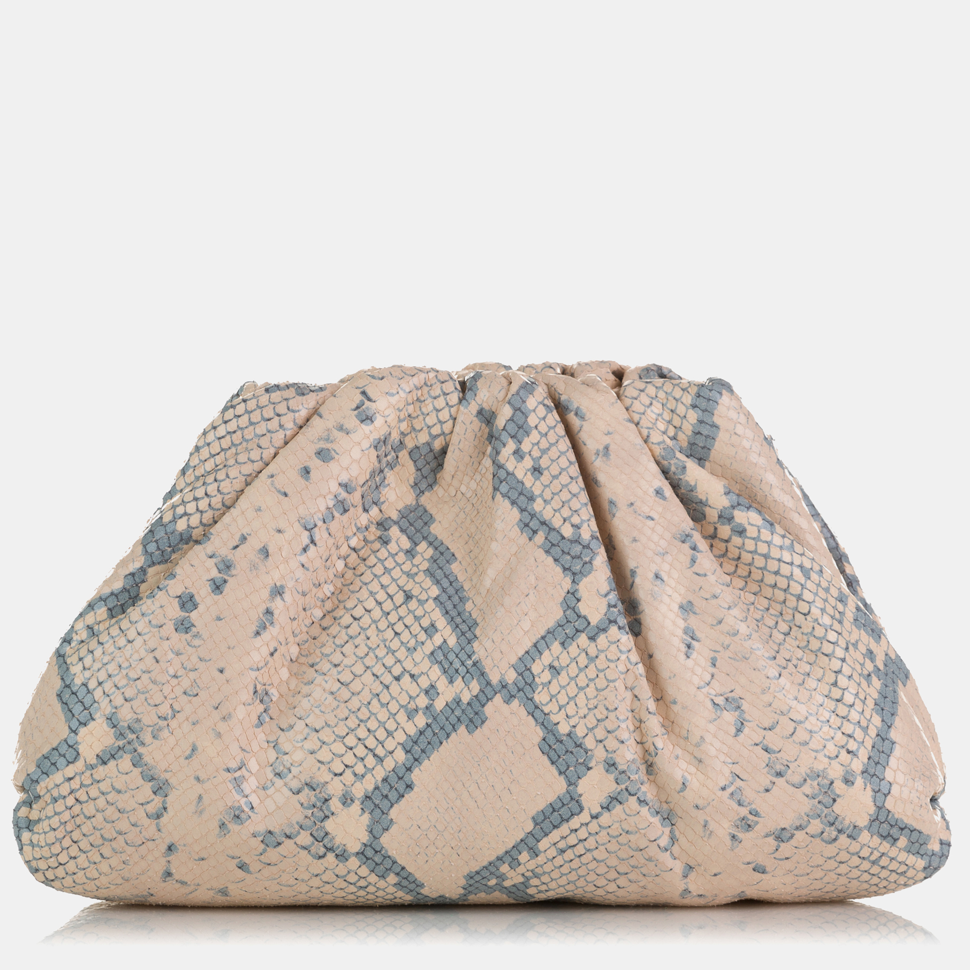 

Bottega Veneta Leather Bottega Veneta Teen Python Print Goatskin Pouch, Multicolor