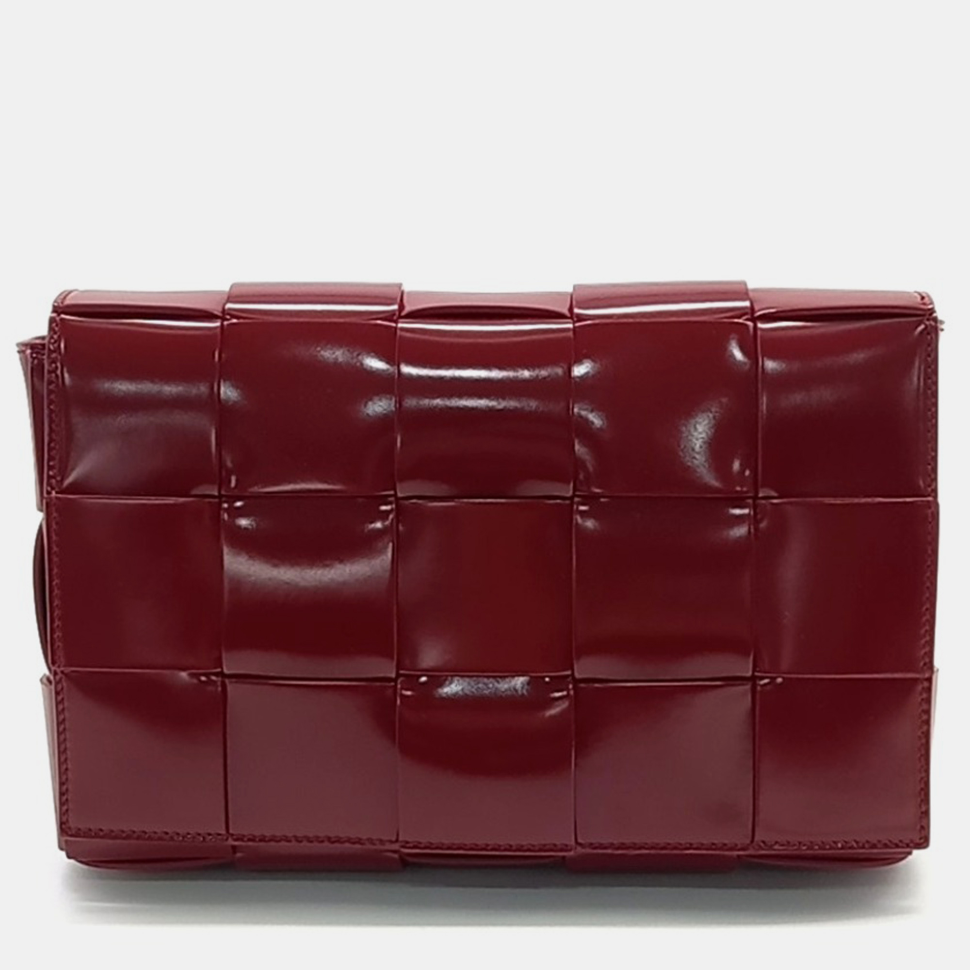 

Bottega Veneta Burgundy Leather Cassette Bag