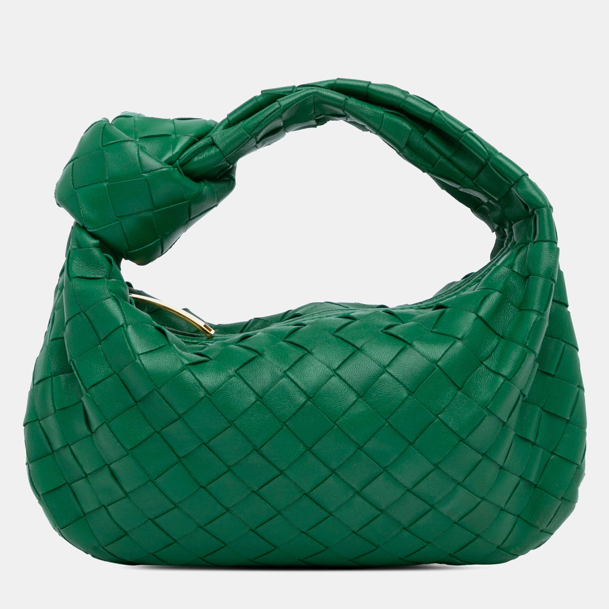 

Bottega Veneta Green Mini Nappa Intrecciato Jodie