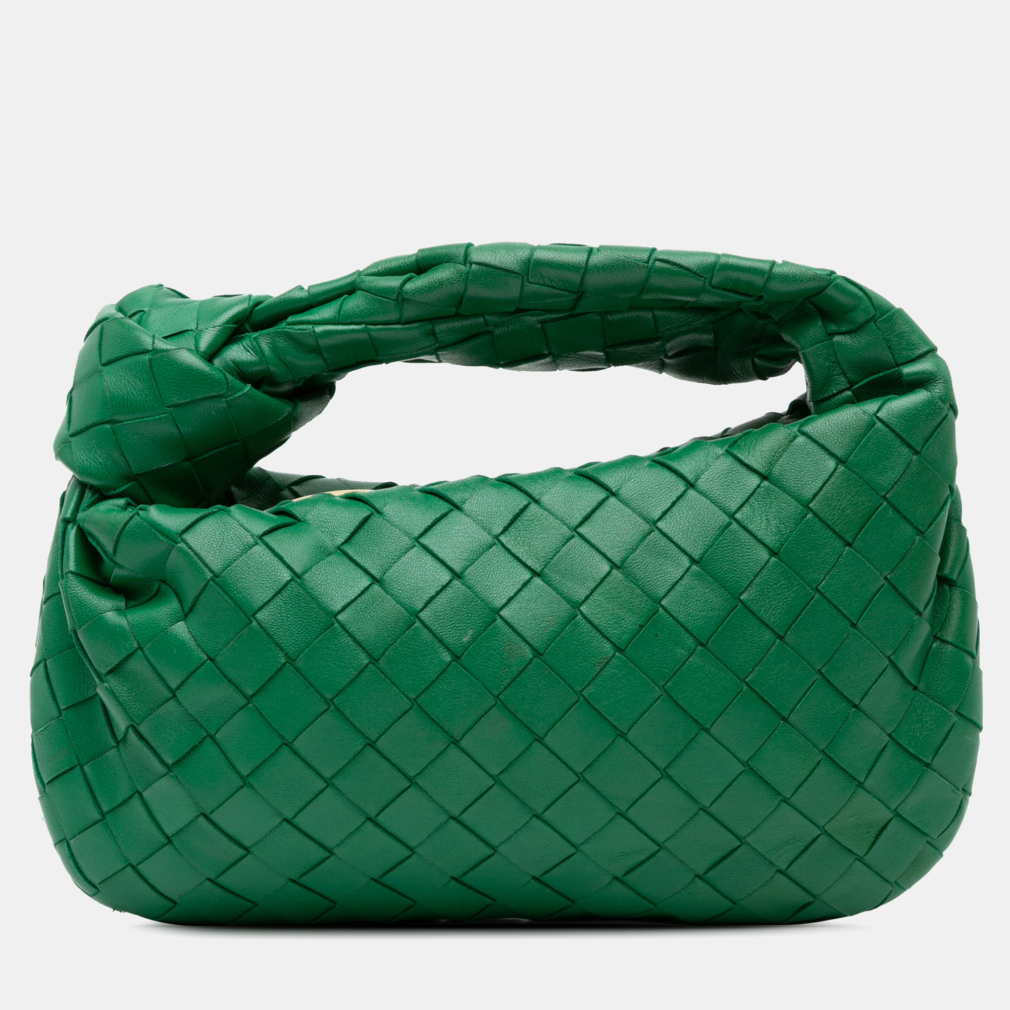 

Bottega Veneta Green Mini Nappa Intrecciato Jodie