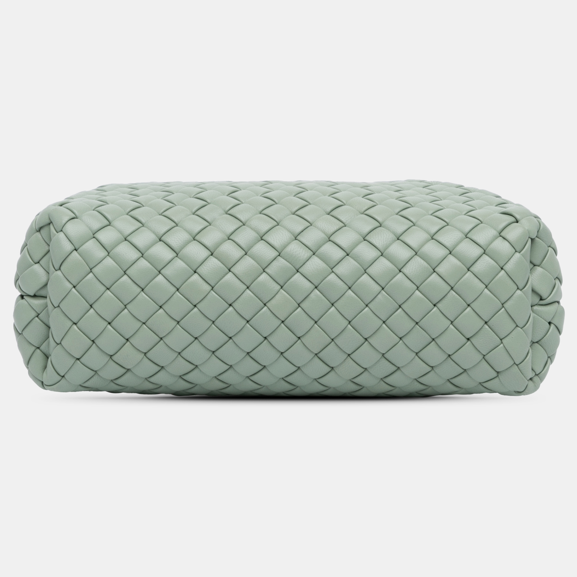 Bottega Veneta Green Mini Nappa Intrecciato Padded The Handle Satchel 