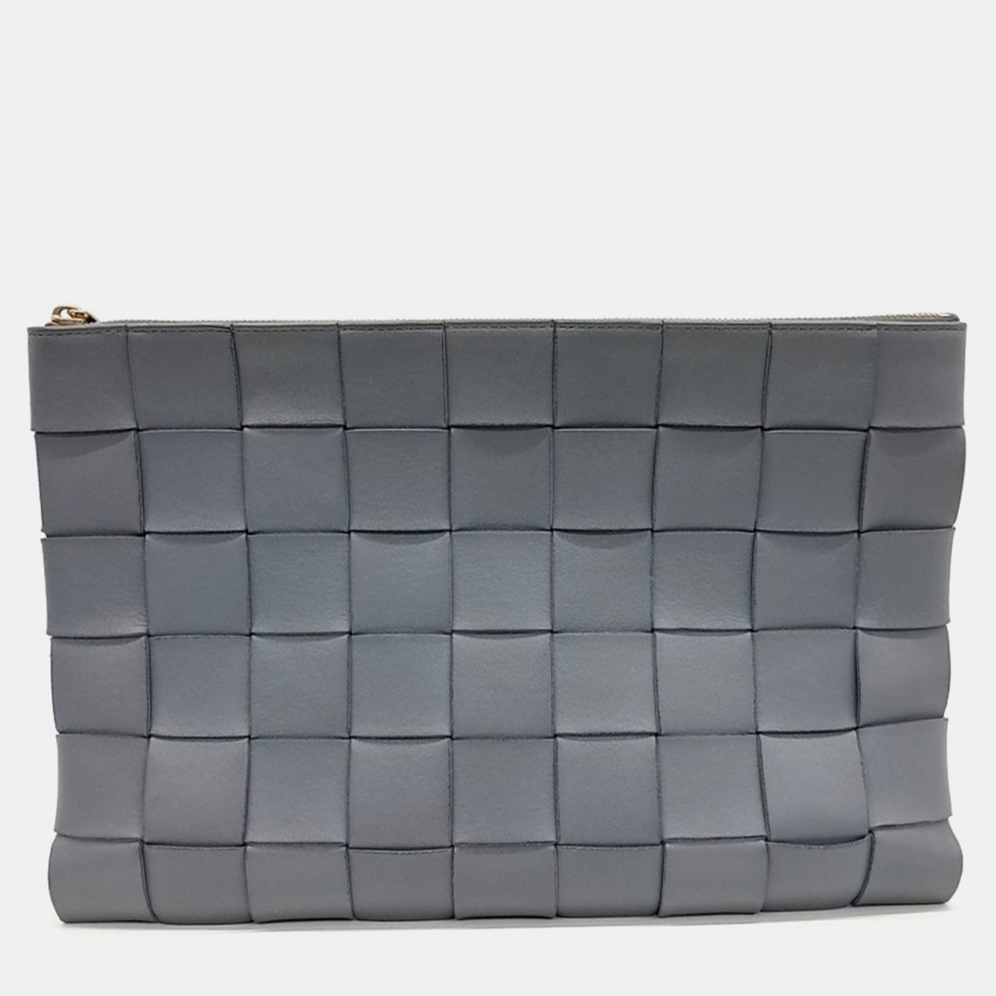 

Bottega Veneta Grey Leather Clutch bag