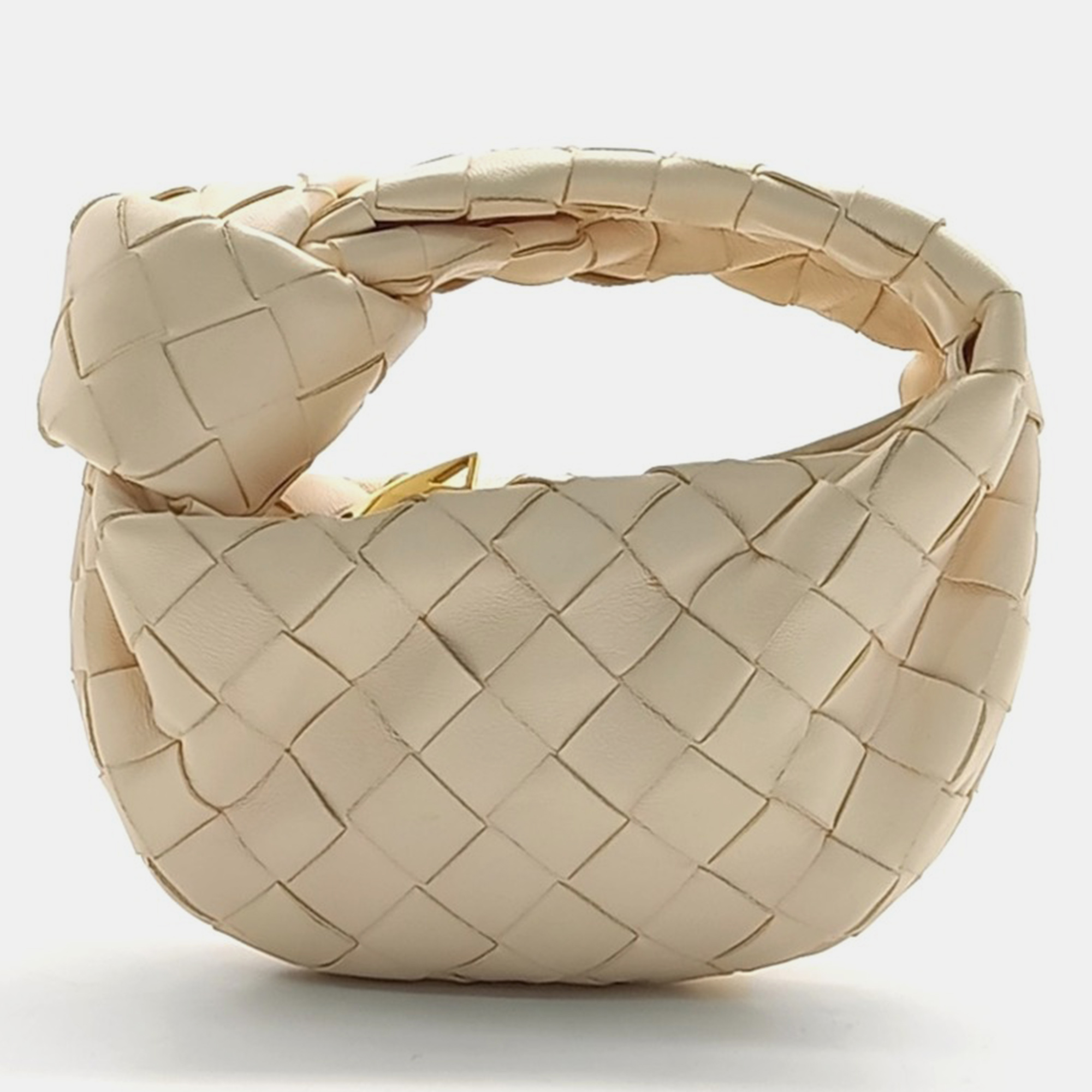 

Bottega Veneta Beige Leather Candy BV Jody Bag