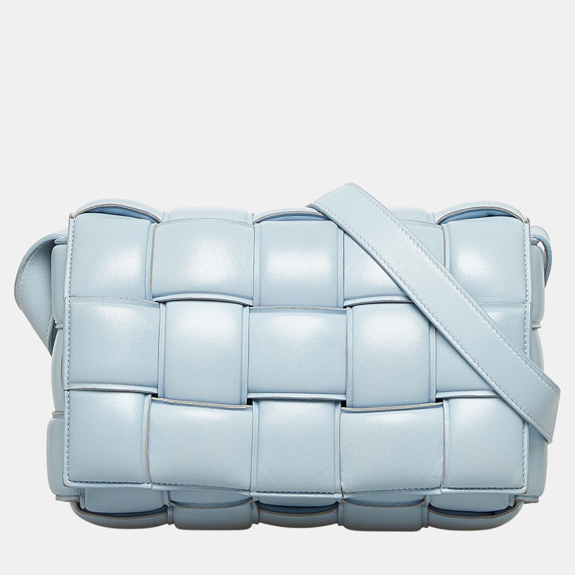 

Bottega Veneta Blue Padded Cassette