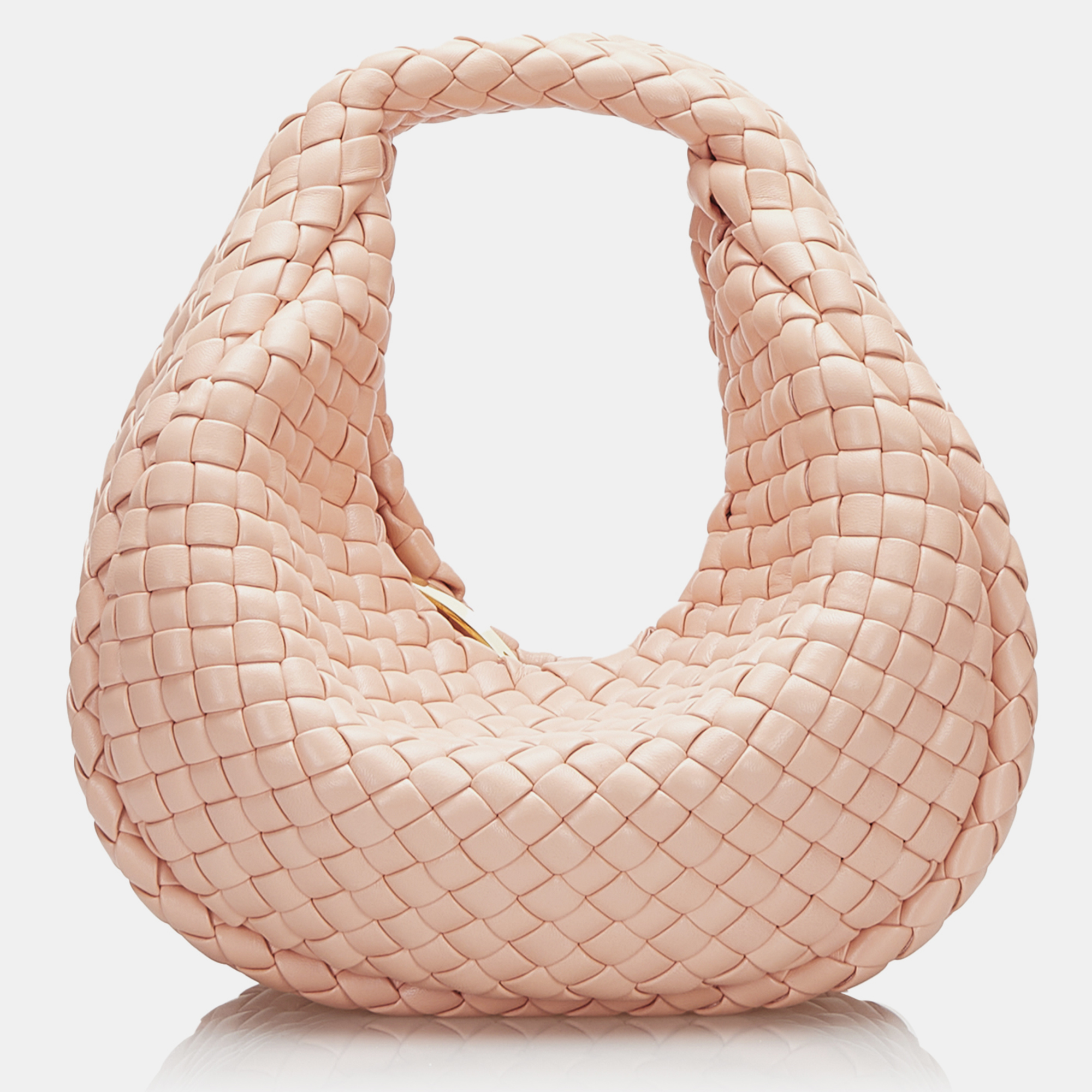 

Bottega Veneta Pink Mini Nappa Intrecciato Padded Jodie