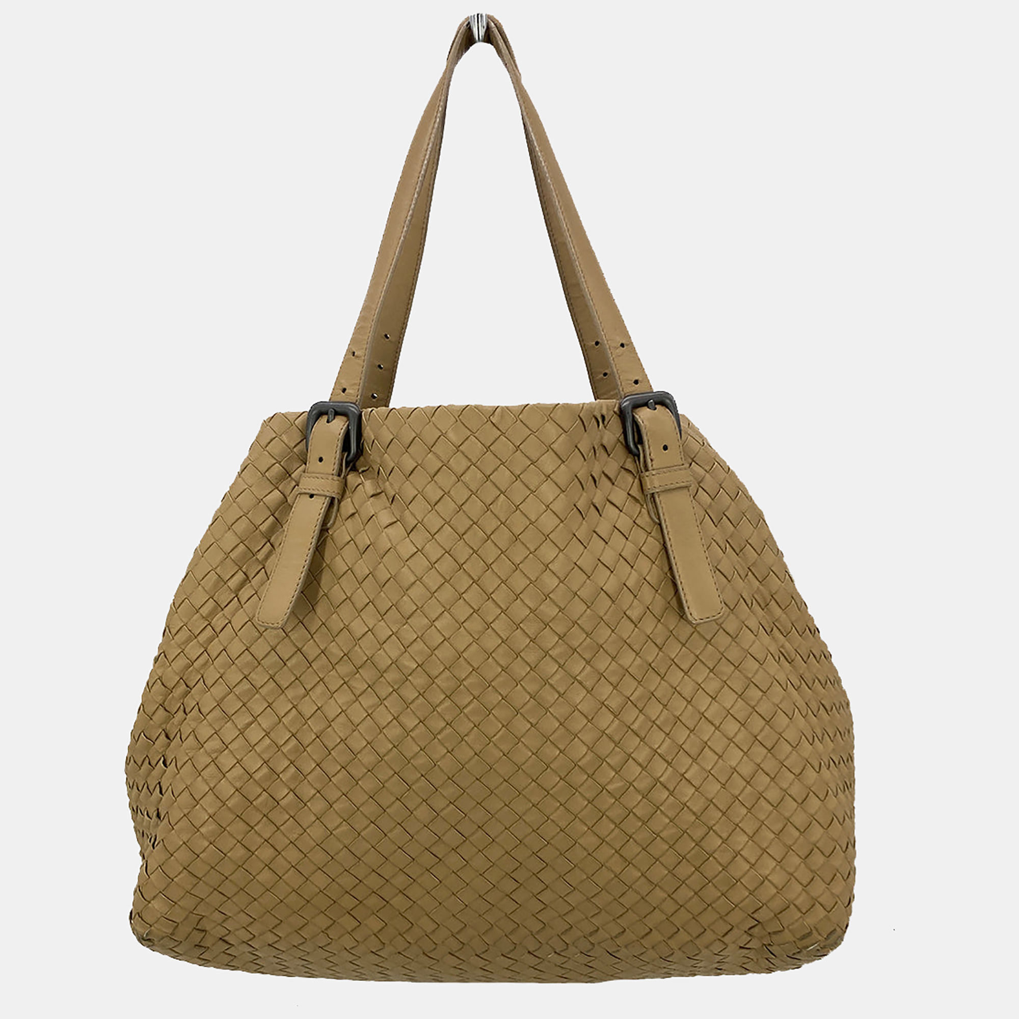 

Bottega Veneta Tan Intrecciato Woven Nappa Leather Large Cesta Tote bag