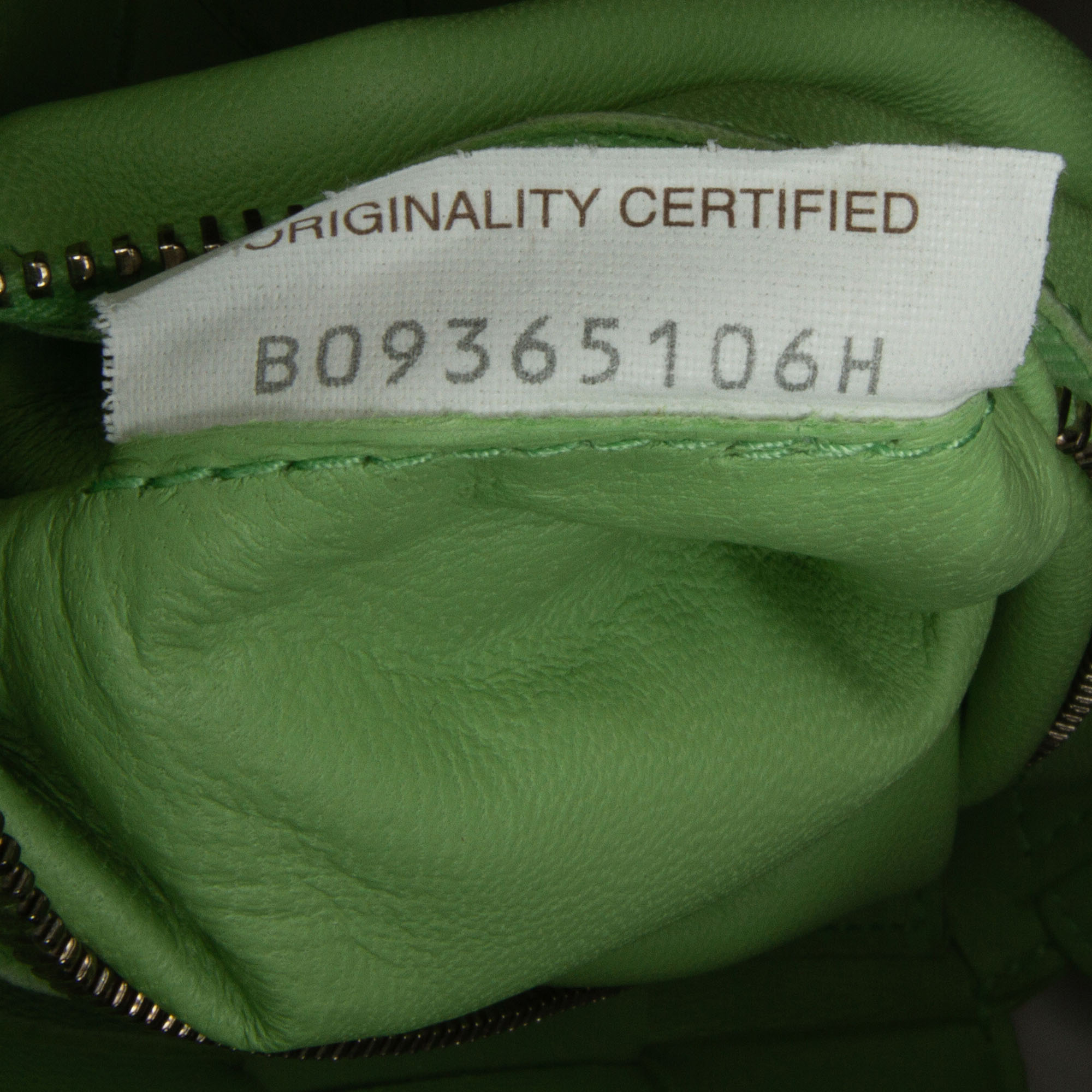 Bottega Veneta Green Nappa Intrecciato Cassette Crossbody 