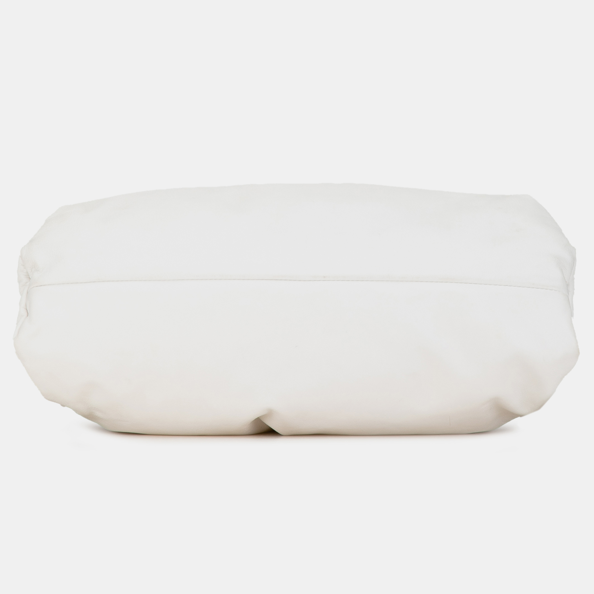 Bottega Veneta White Lambskin The Shoulder Pouch 