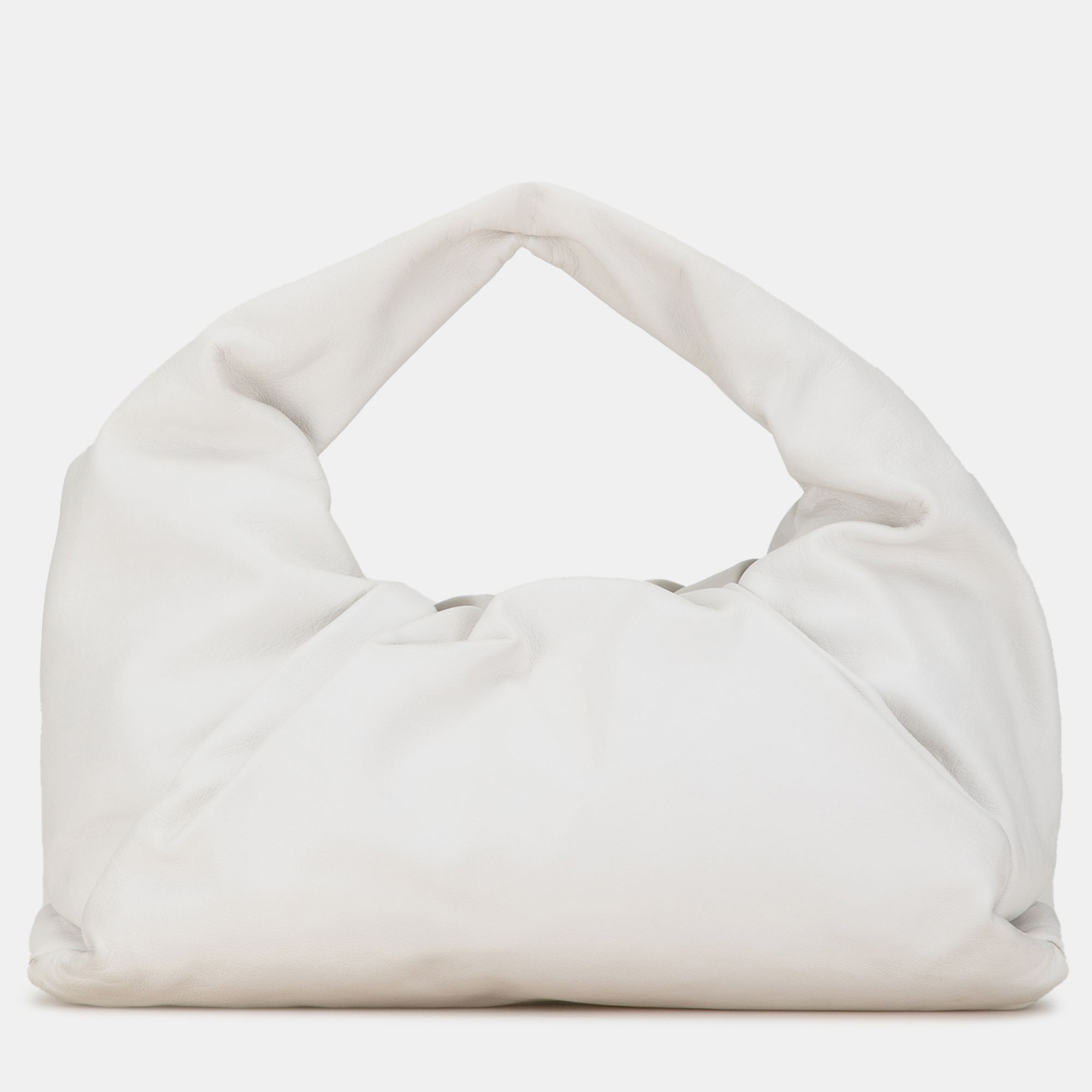 

Bottega Veneta White Lambskin The Shoulder Pouch