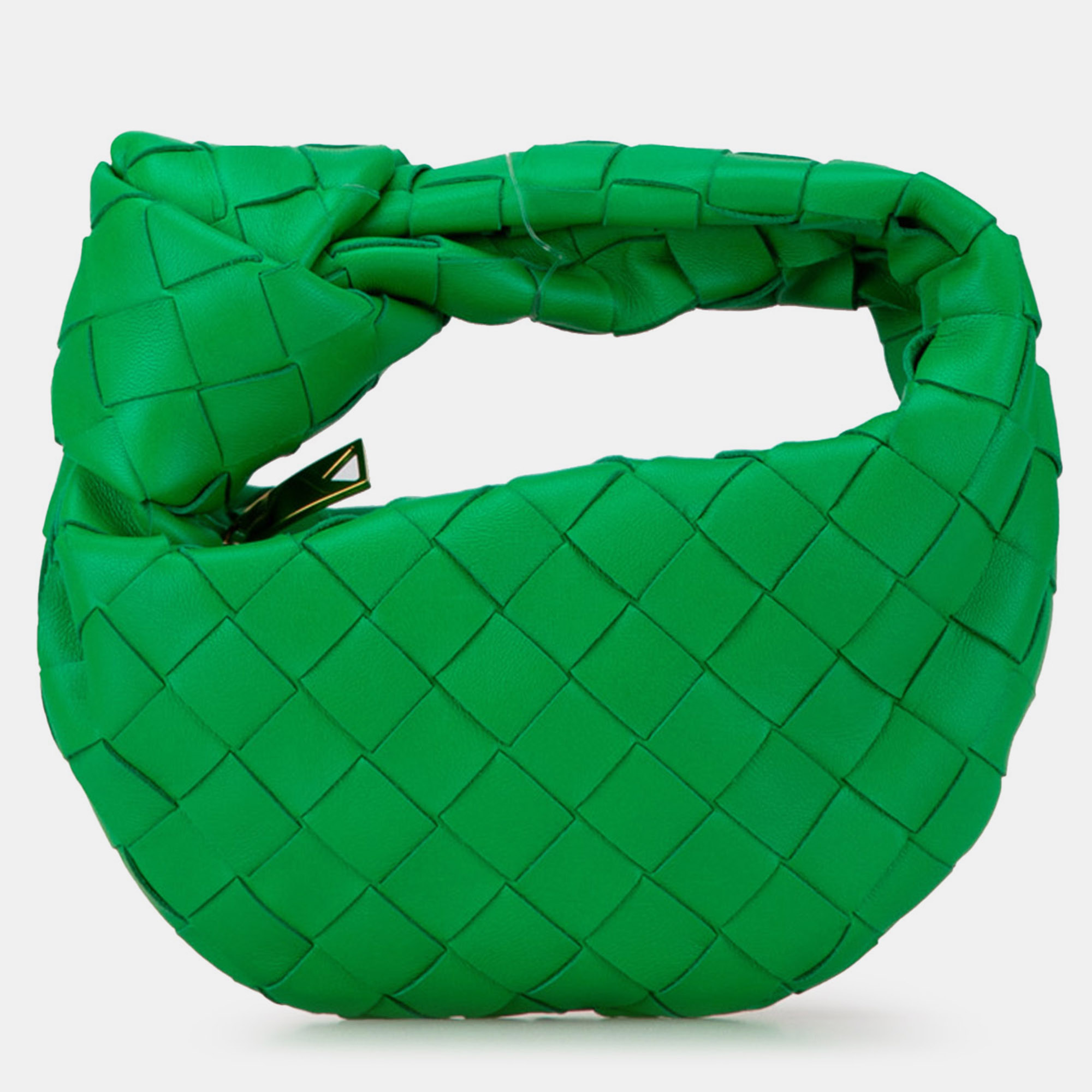 

Bottega Veneta Green Candy Nappa Intrecciato Jodie