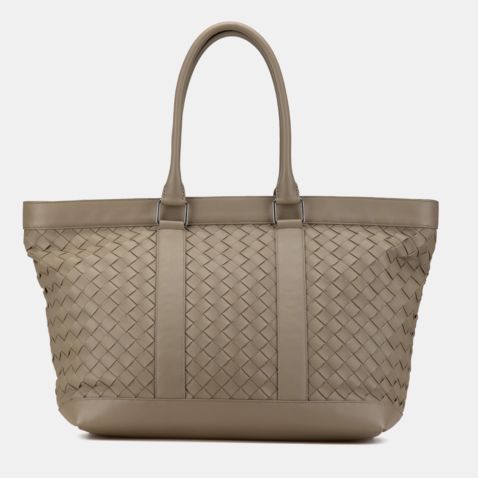 

Bottega Veneta Brown Nappa Intrecciato Tote