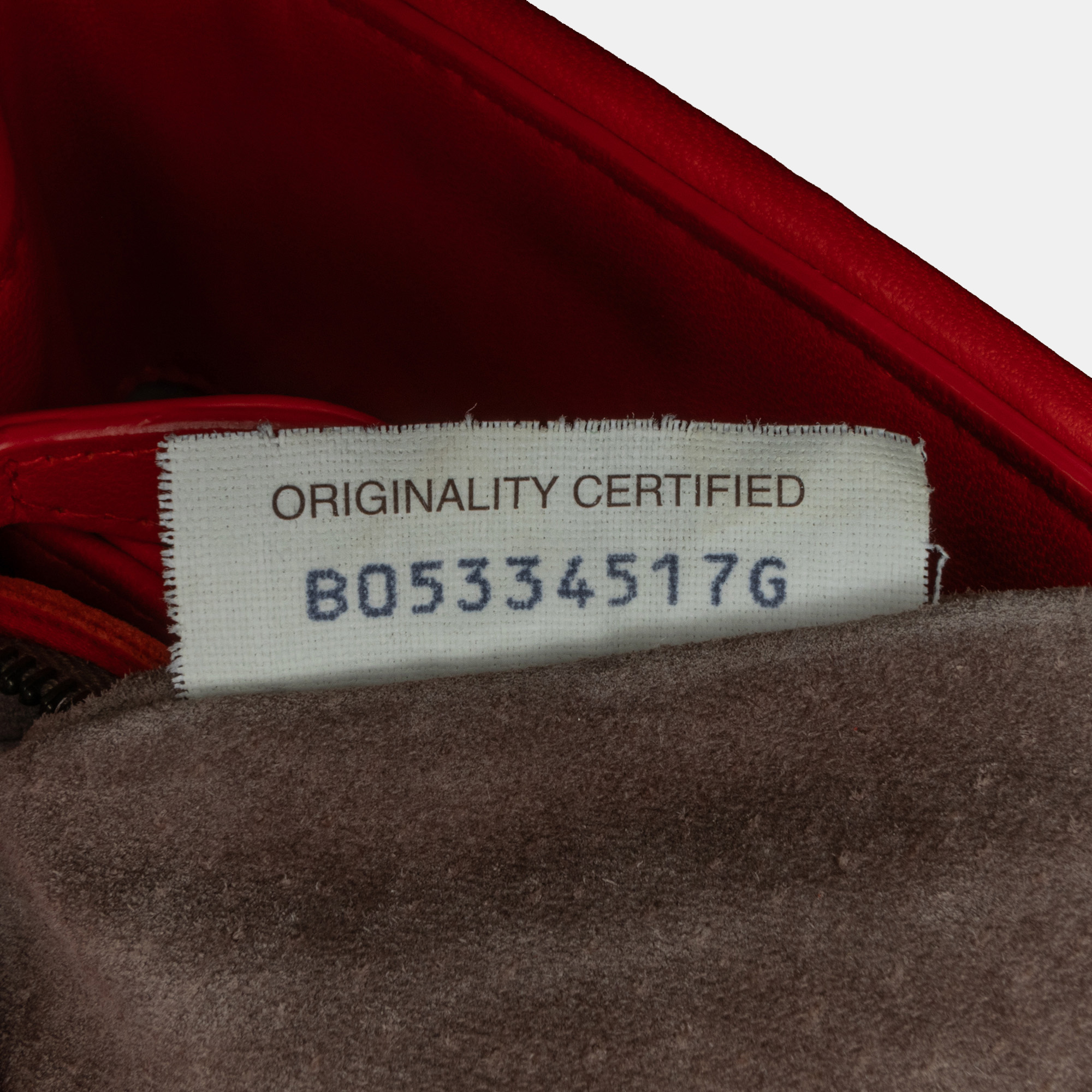 Bottega Veneta Red Small Nappa Intrecciato Olimpia 