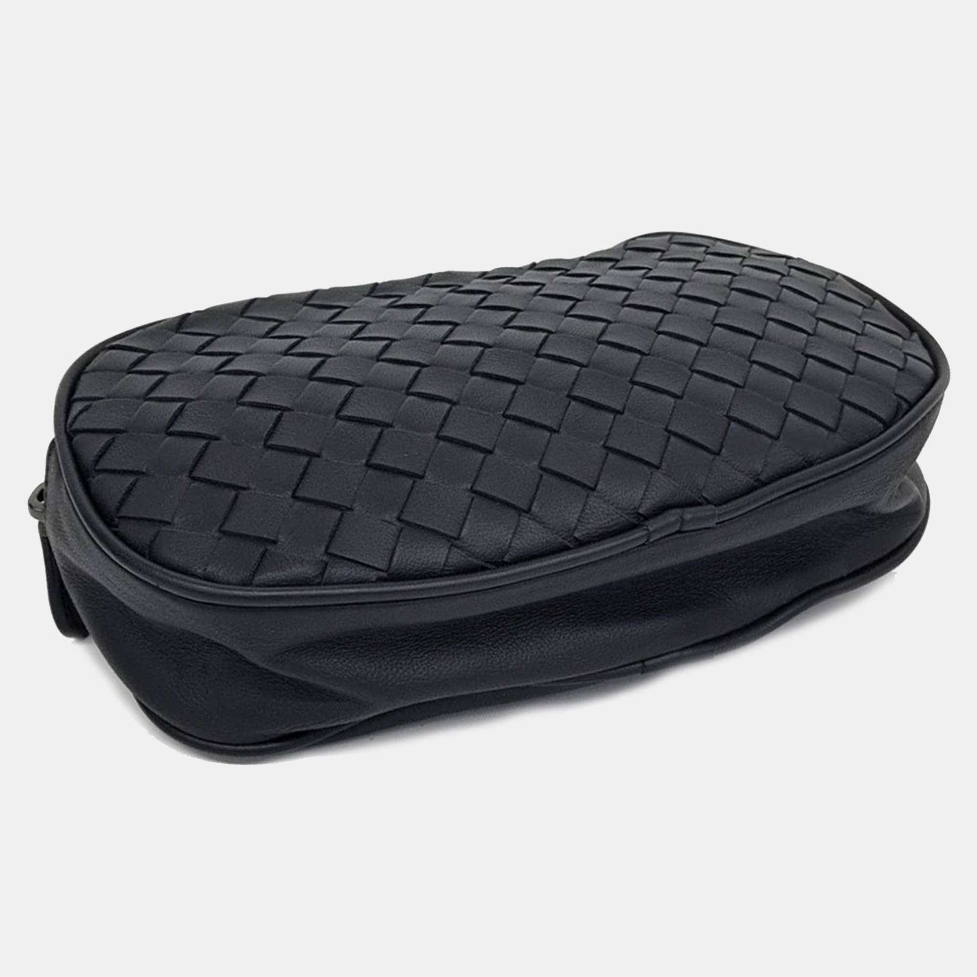 Bottega Veneta Black Leather belt bag 