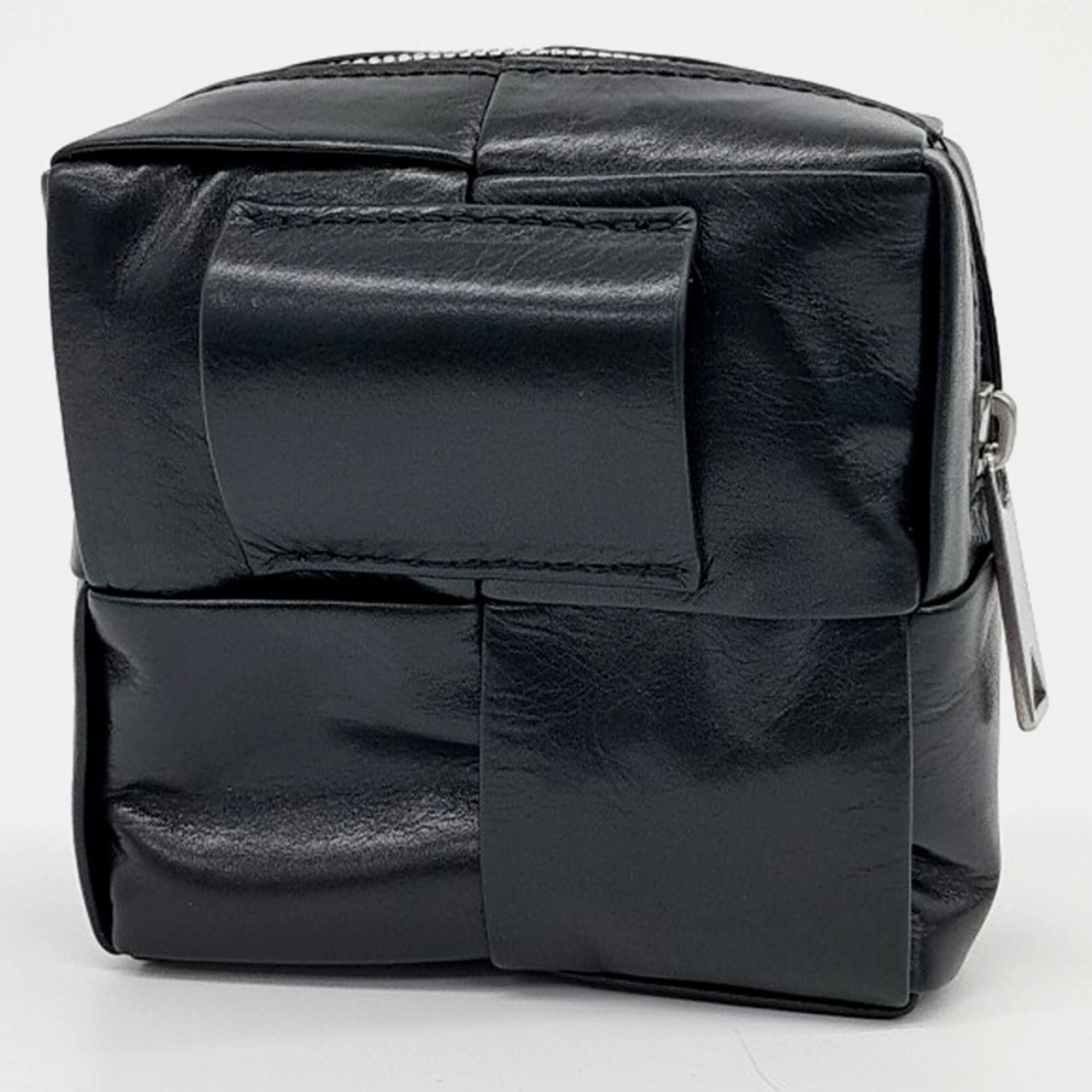 Bottega Veneta Black Leather Cassette Belt Bag 