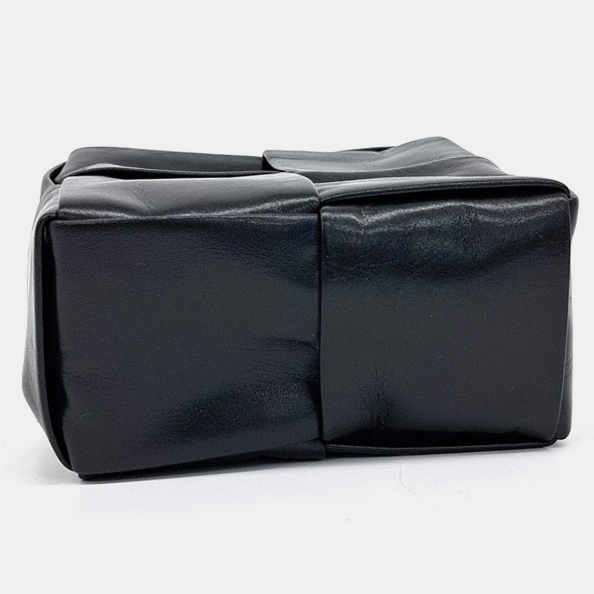 Bottega Veneta Black Leather Cassette Belt Bag 
