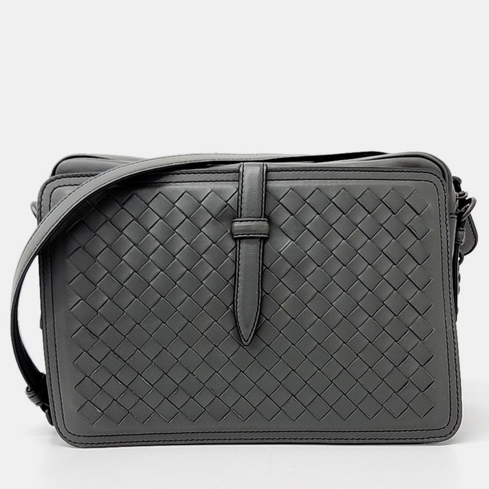 

Bottega Veneta Grey Leather chain shoulder bag