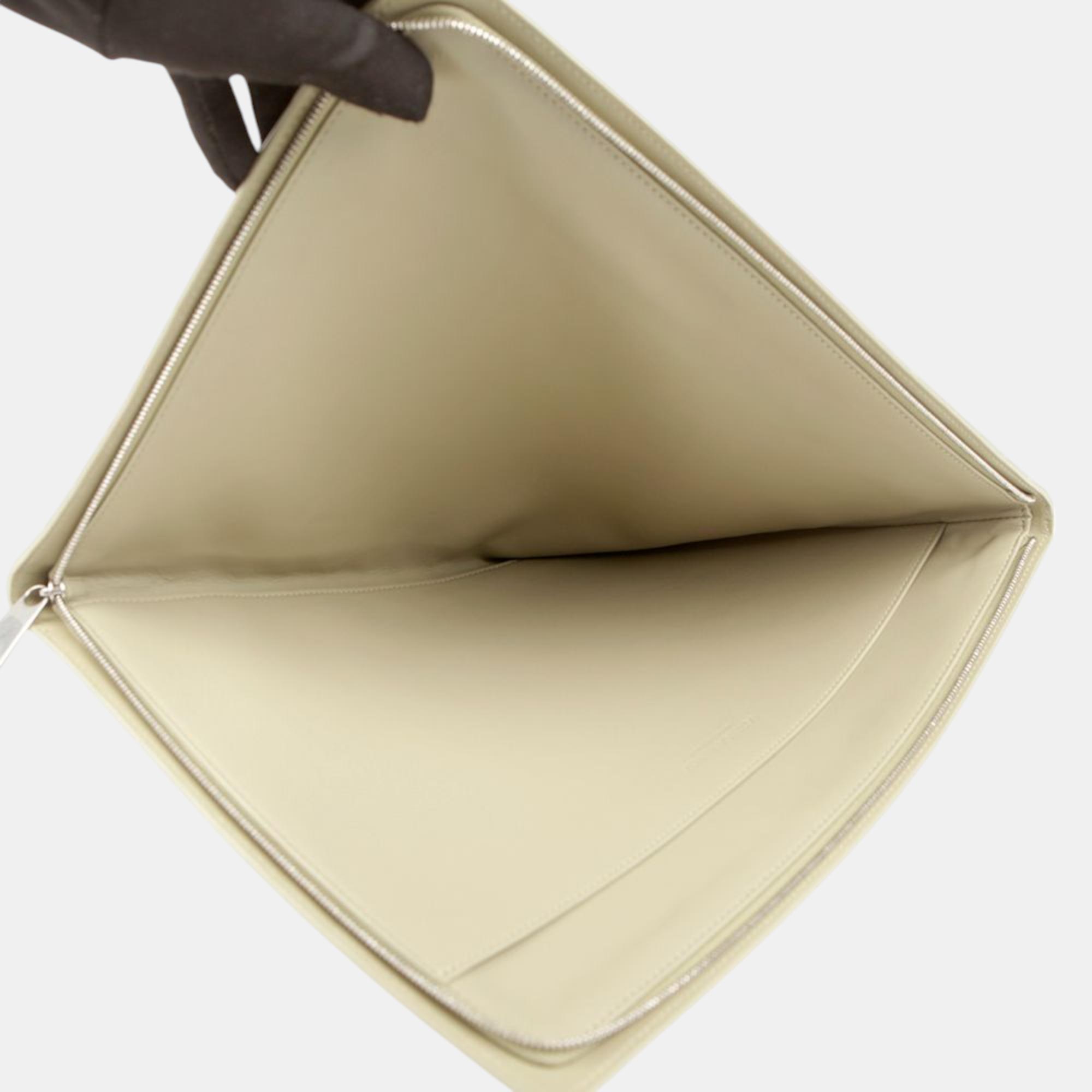 Bottega Veneta Intrecciato Half Zipper Pouch 