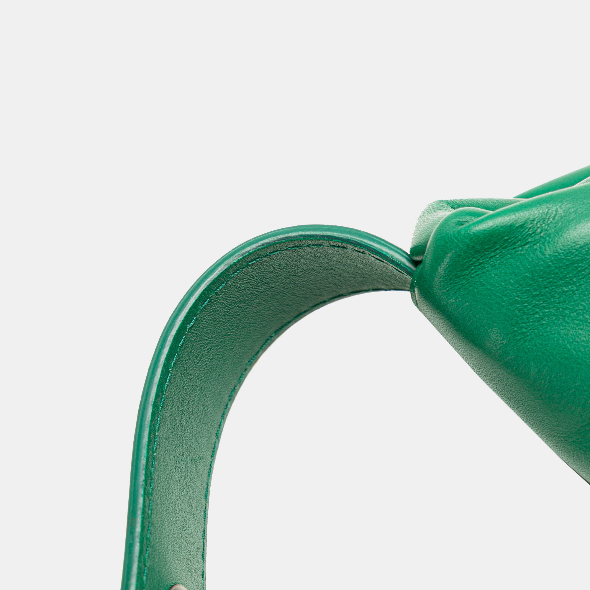 Bottega Veneta Green Lambskin Belt Chain Pouch 