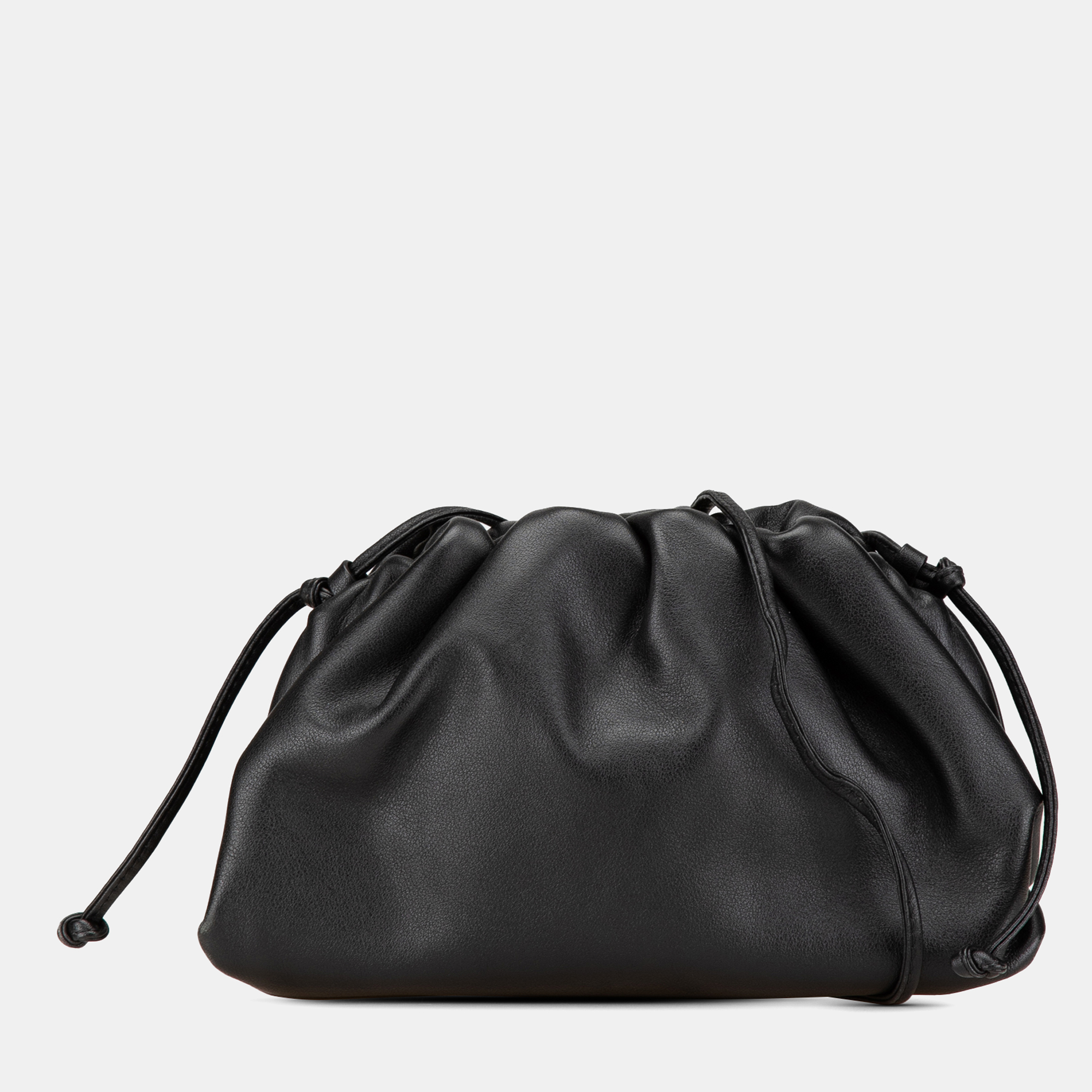 

Bottega Veneta Black Lambskin The Mini Pouch