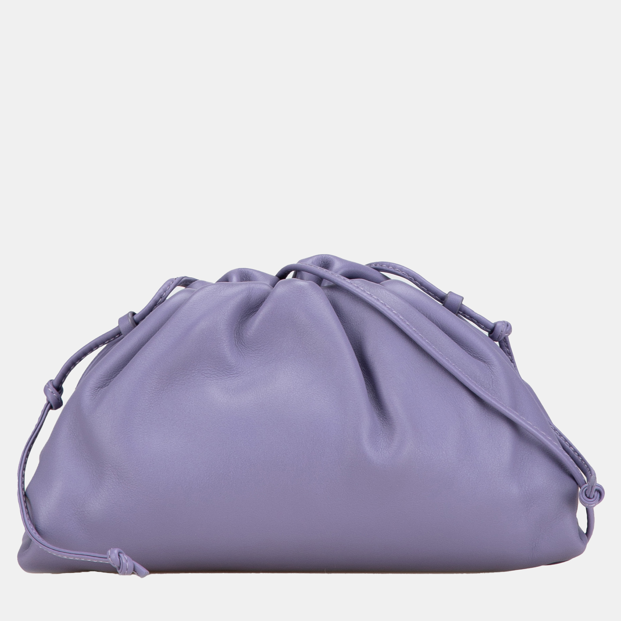 

Bottega Veneta Purple Lambskin The Mini Pouch