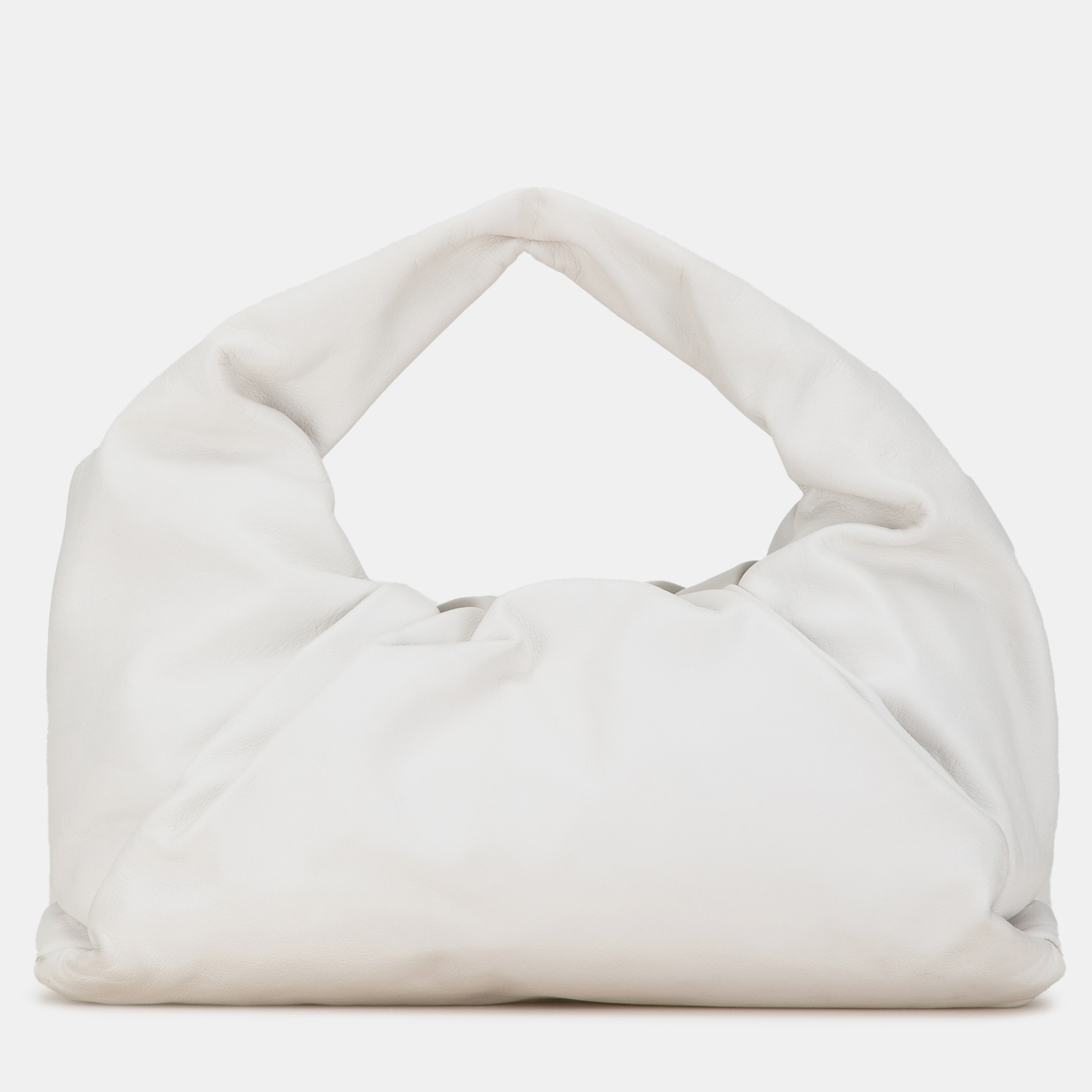 

Bottega Veneta White Lambskin The Shoulder Pouch