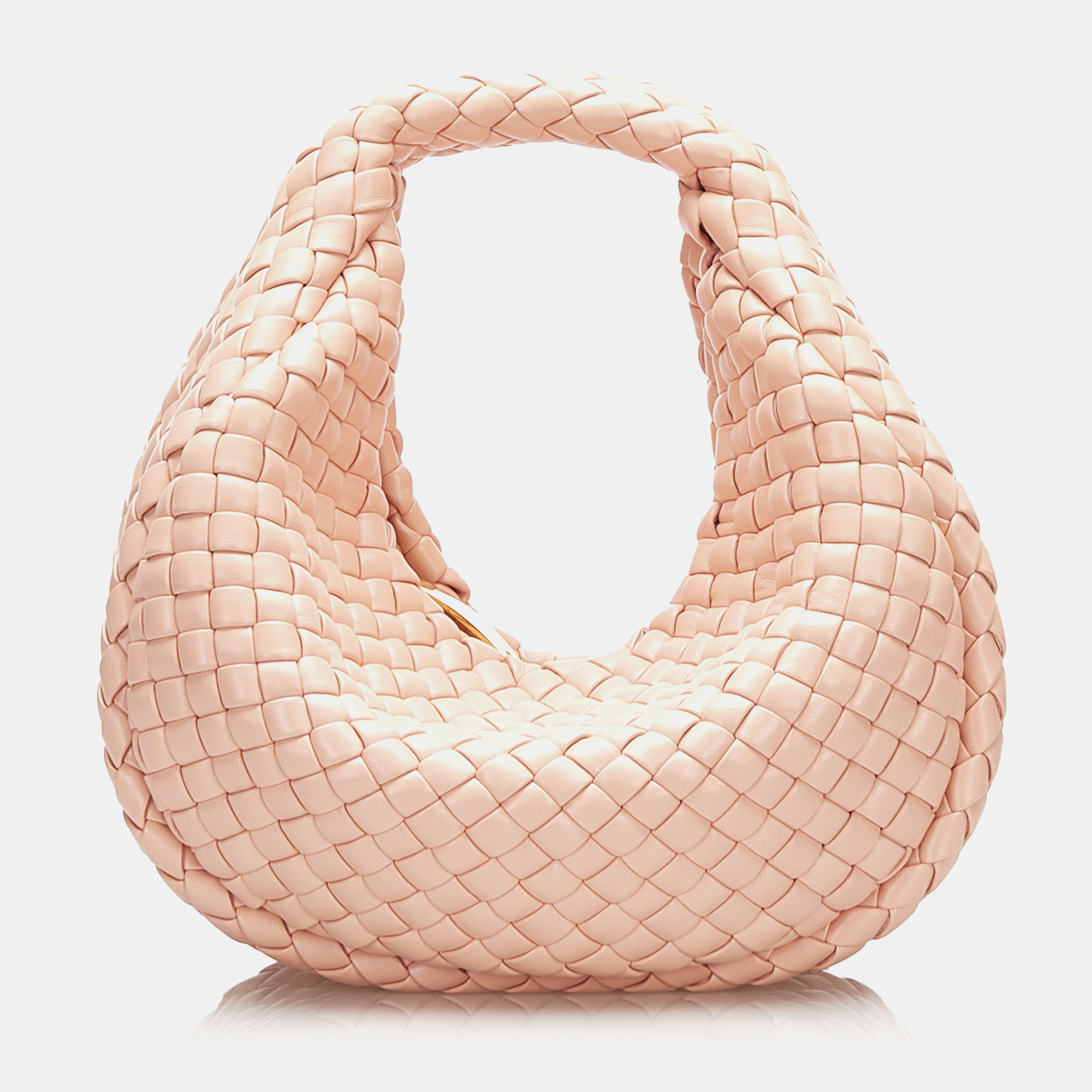 

Bottega Veneta Pink Mini Nappa Intrecciato Padded Jodie