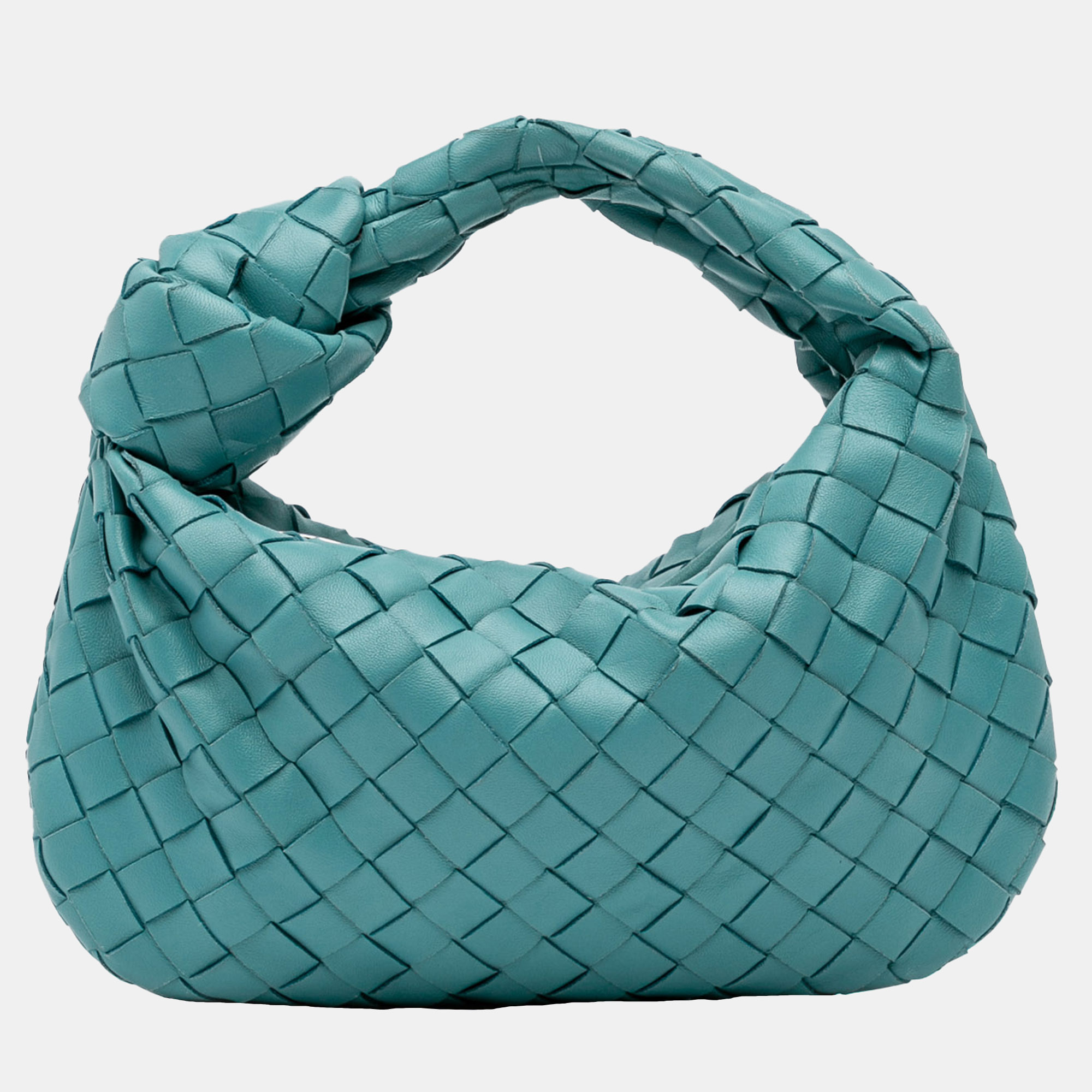 

Bottega Veneta Blue Mini Nappa Intrecciato Jodie