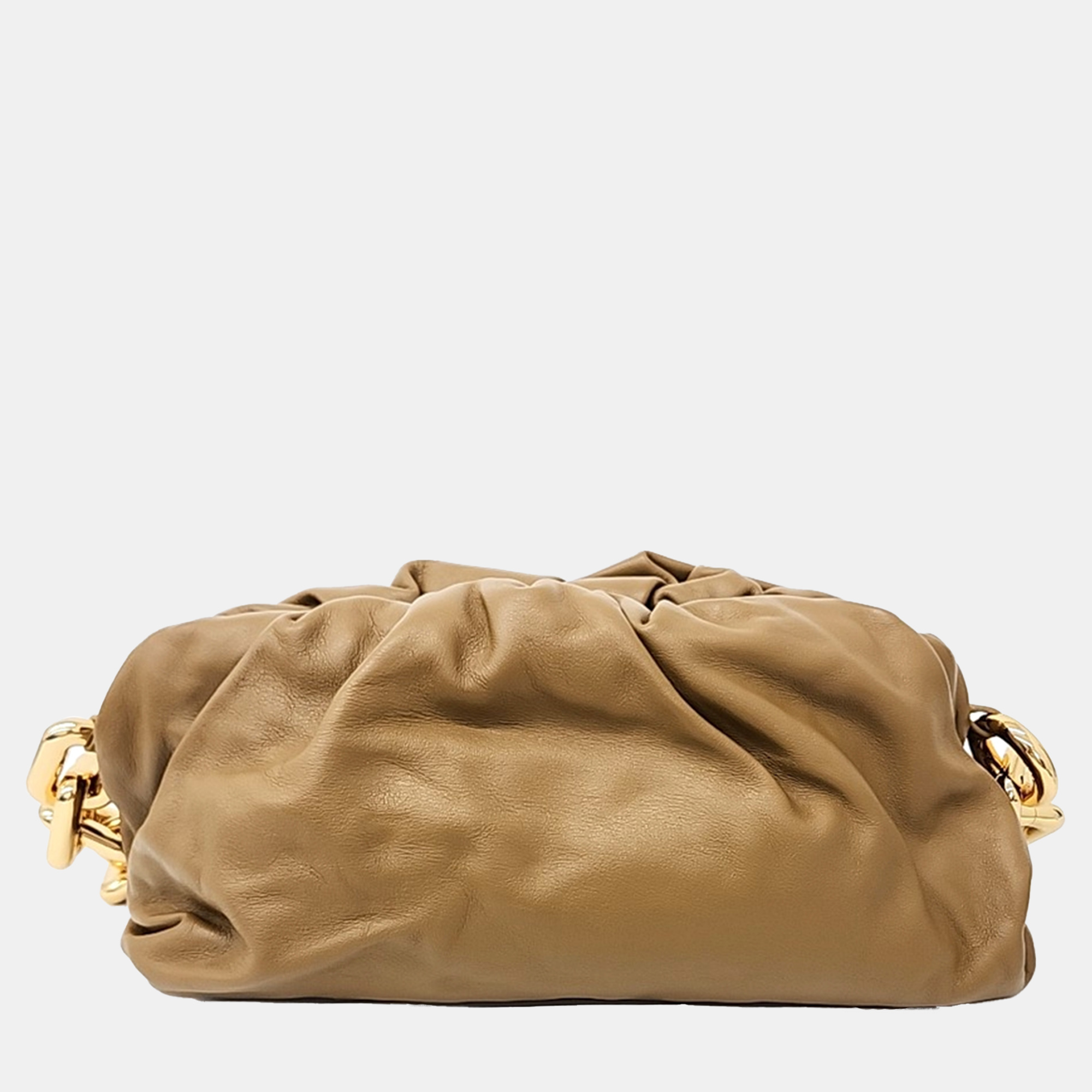 

Bottega Veneta Brown Leather chain pouch