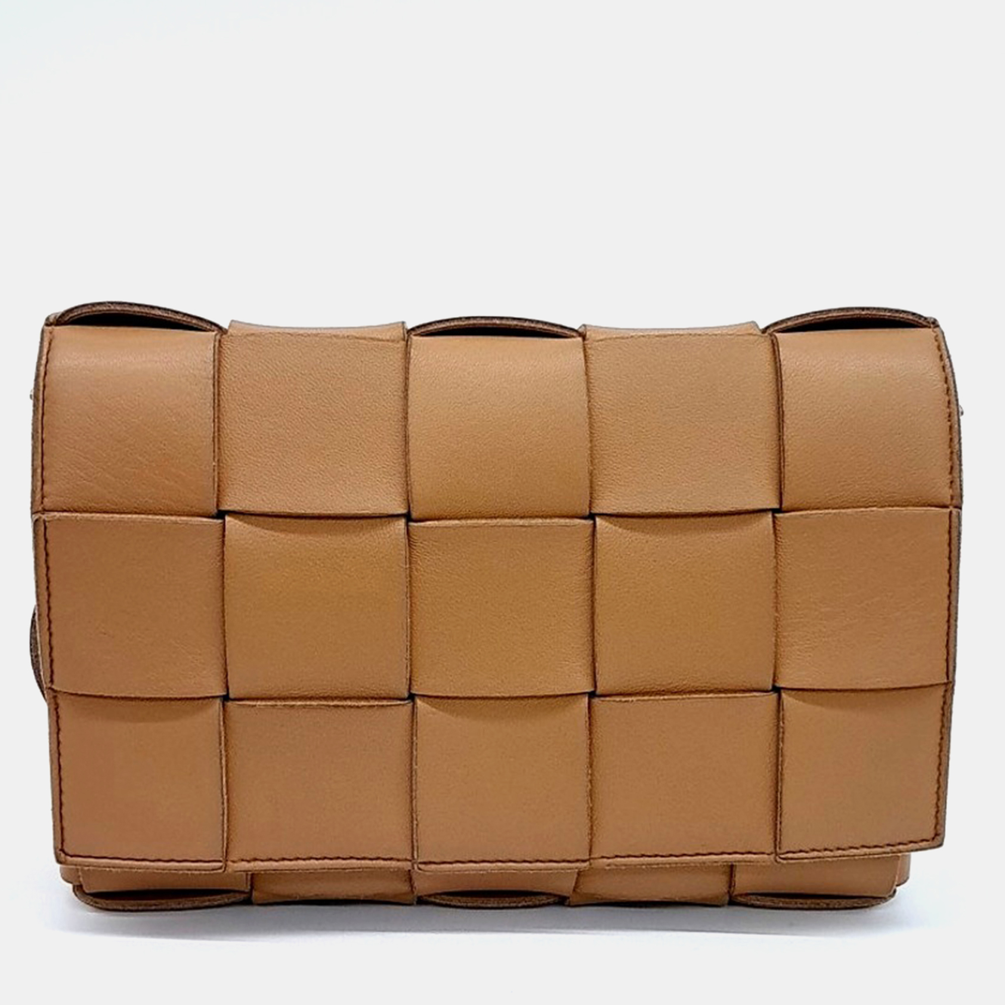 

Bottega Veneta Brown Leather Cassette Bag