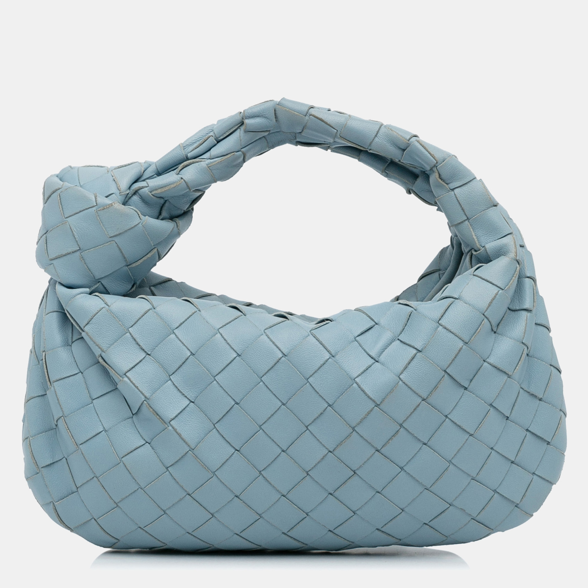 

Bottega Veneta Blue Nappa Intrecciato Mini Jodie