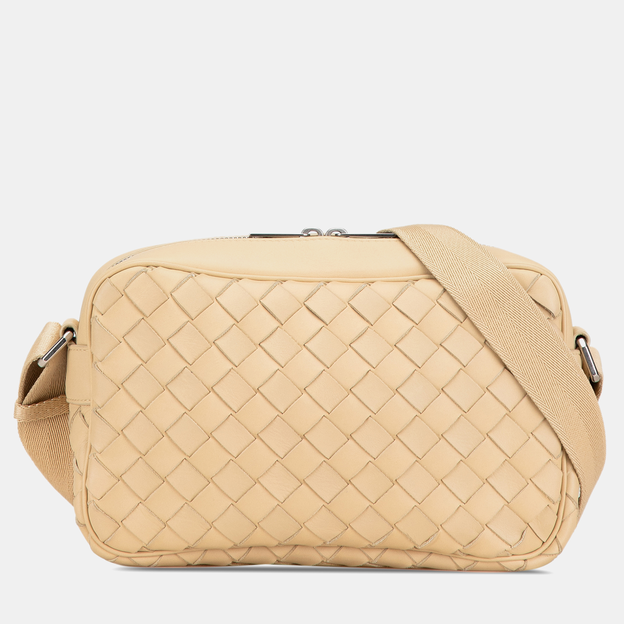 

Bottega Veneta Brown Intrecciato Camera Bag