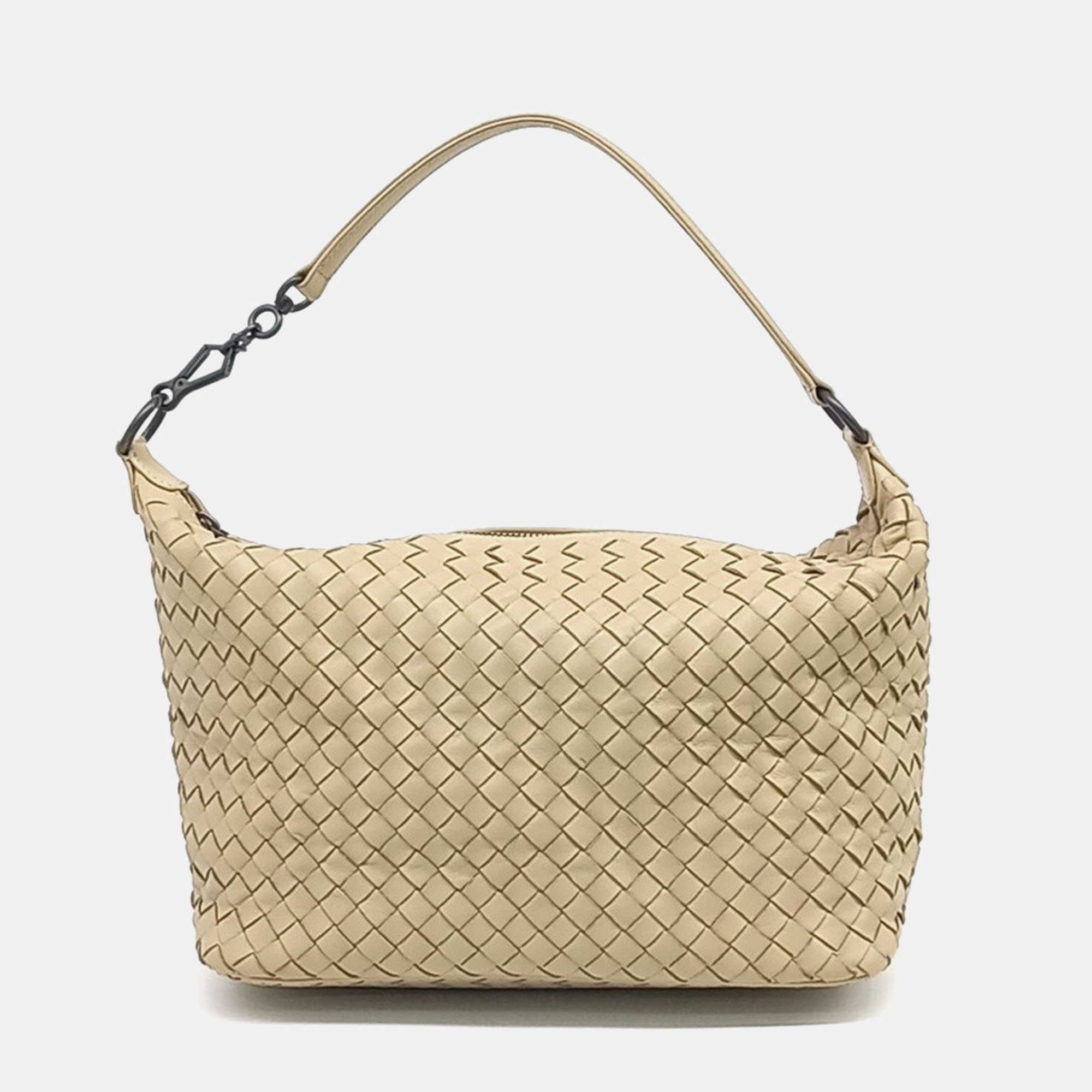

Bottega Veneta Beige Leather mesh shoulder bag