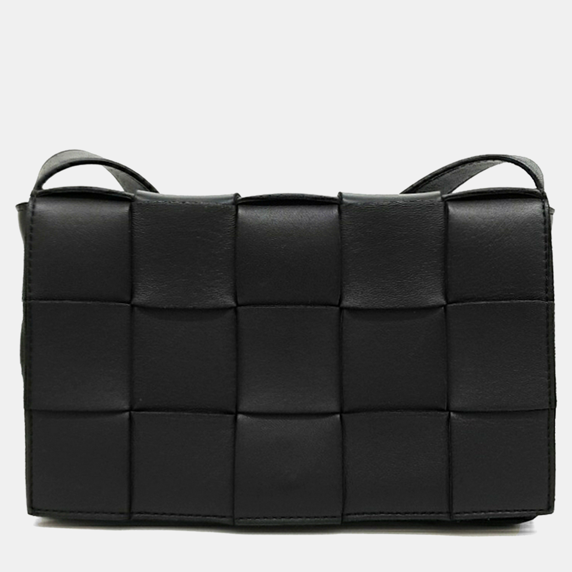 

Bottega Veneta Black Leather Cassette Bag