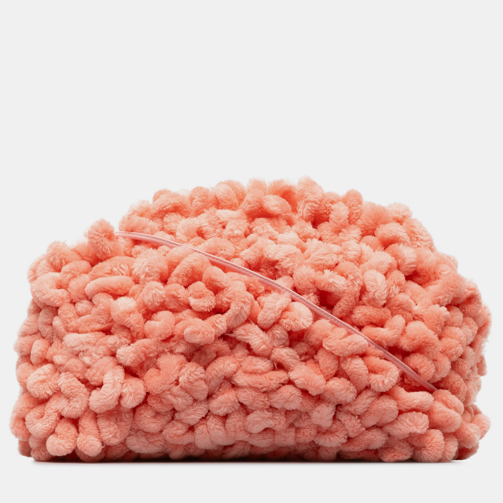 

Bottega Veneta Pink Chenille The Mini Pouch