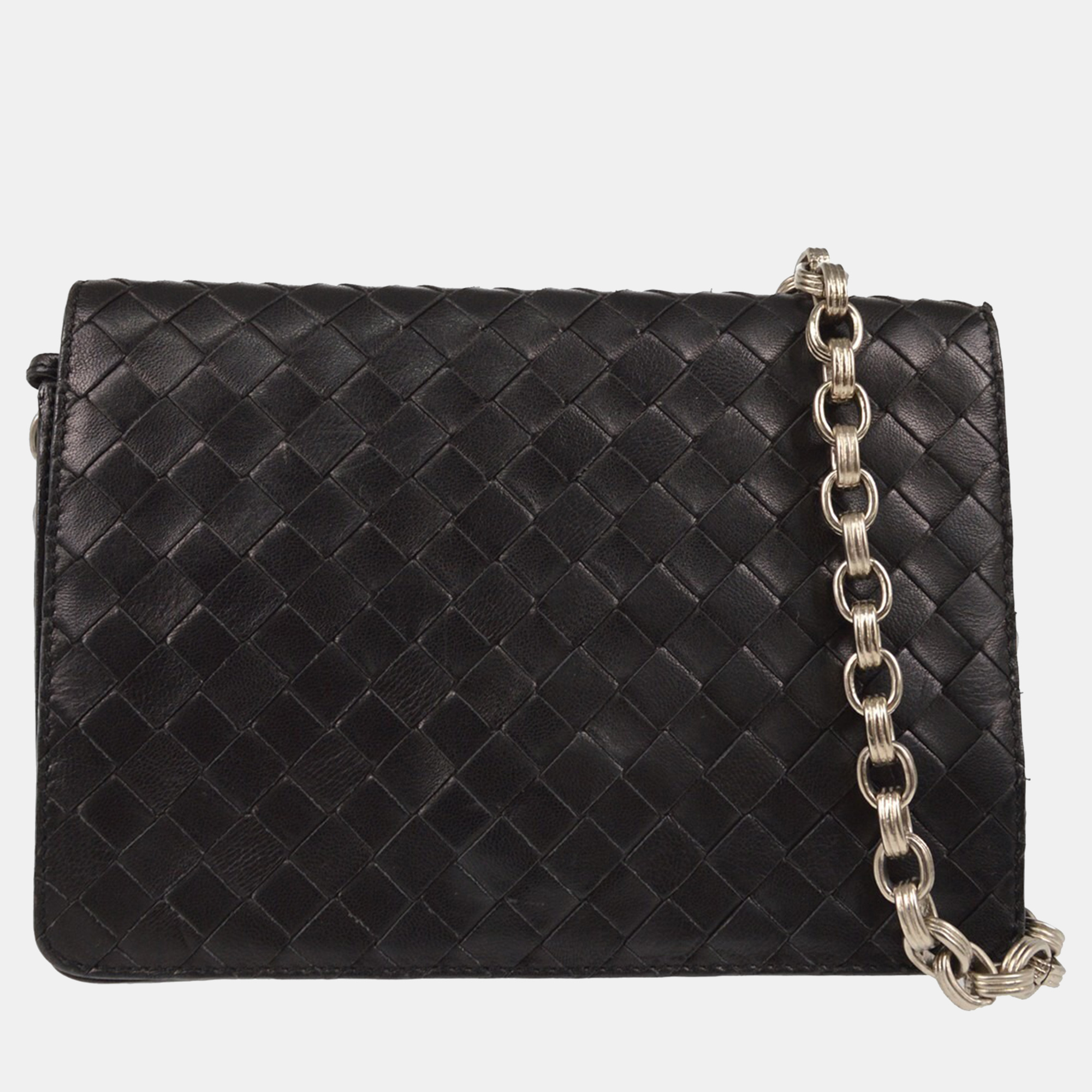 

Bottega Veneta Black Intrecciato Crossbody Bag