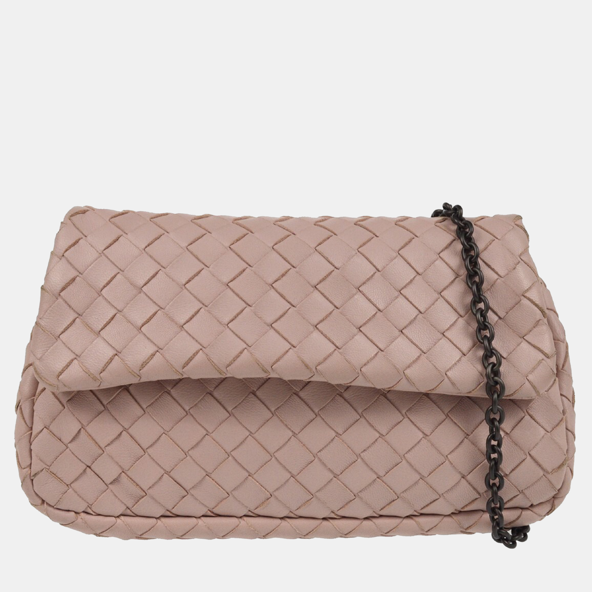 

Bottega Veneta Pink Intrecciato Crossbody Bag
