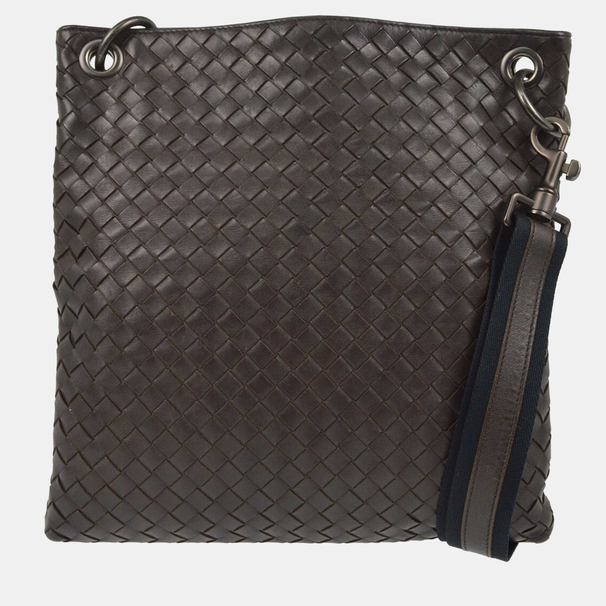 

Bottega Veneta Brown Intrecciato Crossbody Bag