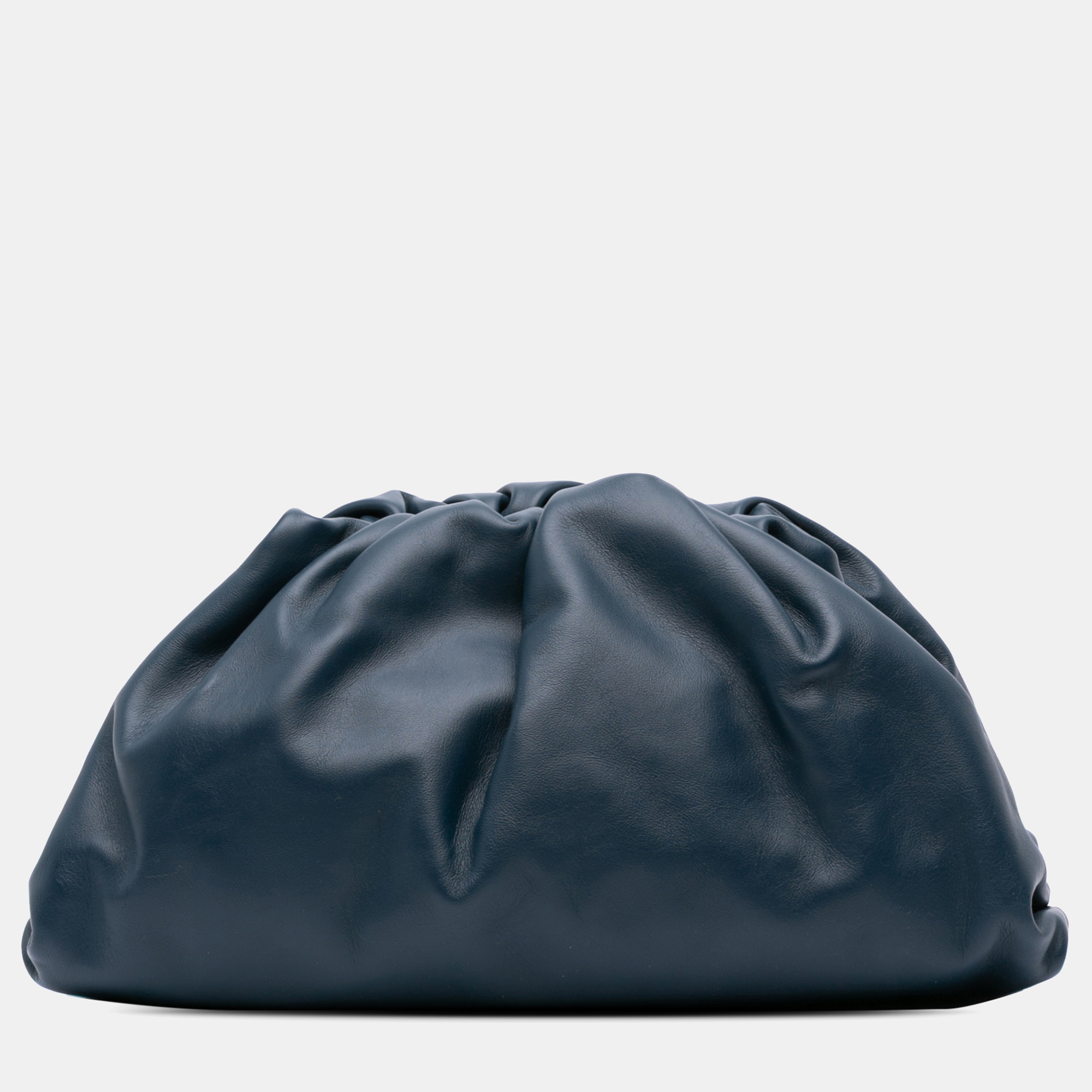 

Bottega Veneta Blue Lambskin The Pouch