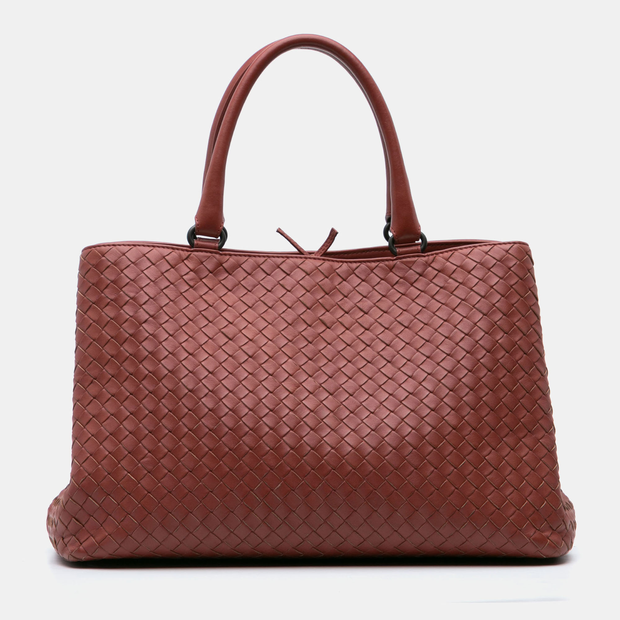 

Bottega Veneta Nappa Intrecciato Milano Tote, Red