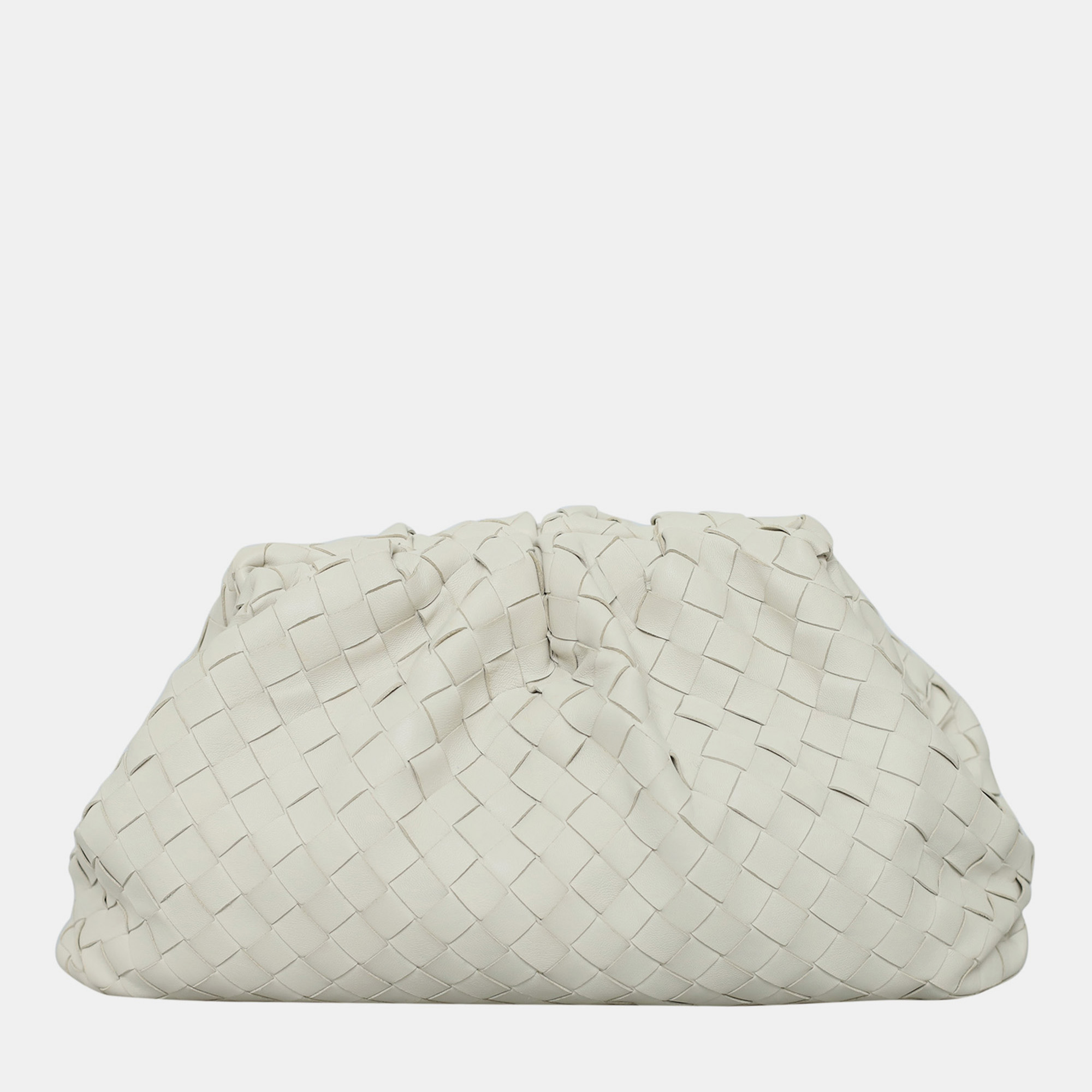 

Bottega Veneta Off-White Leather The Pouch Bag